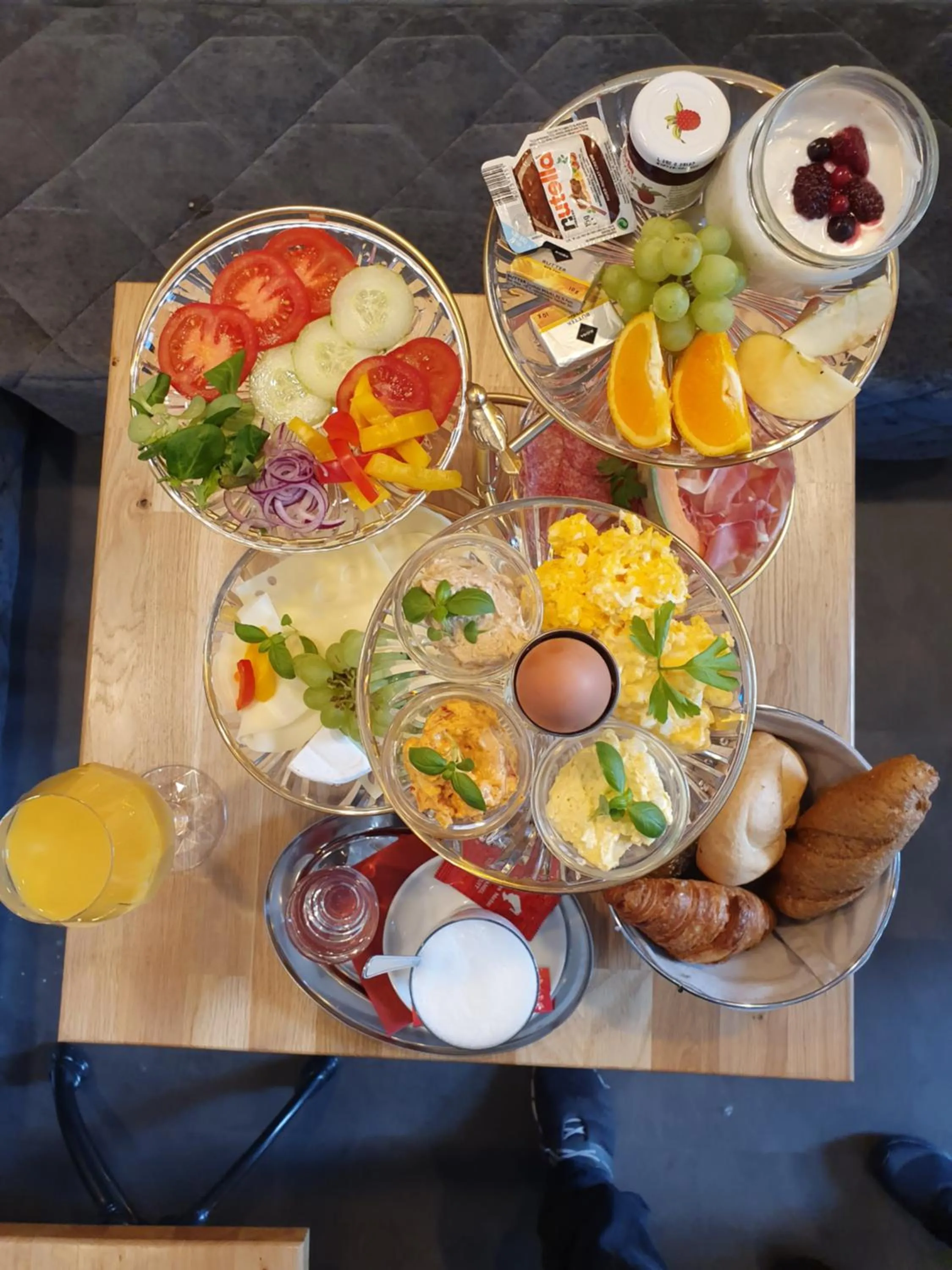 Continental breakfast in Urban Boutique Hotel