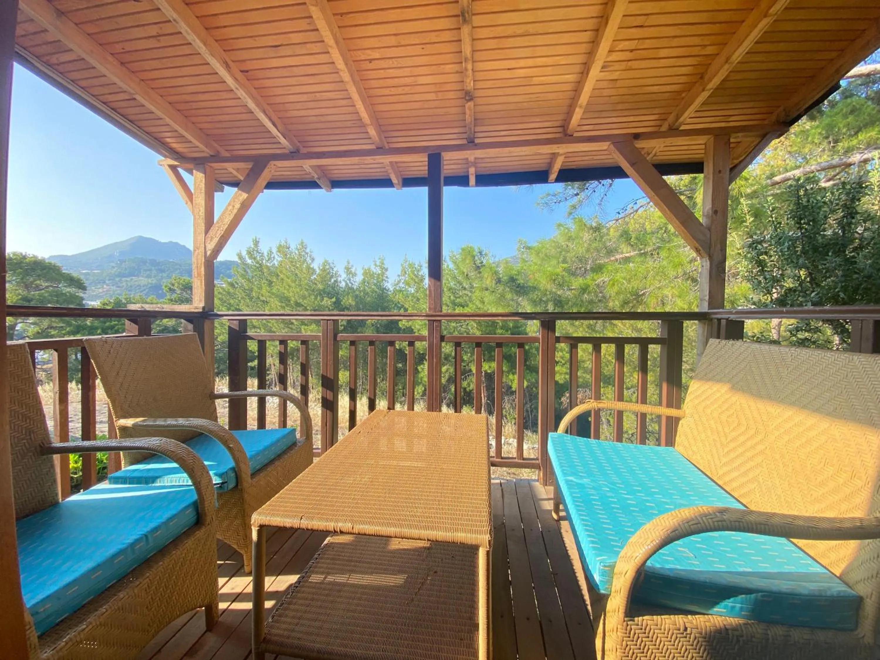 Seating area in Kadir's Eco Life