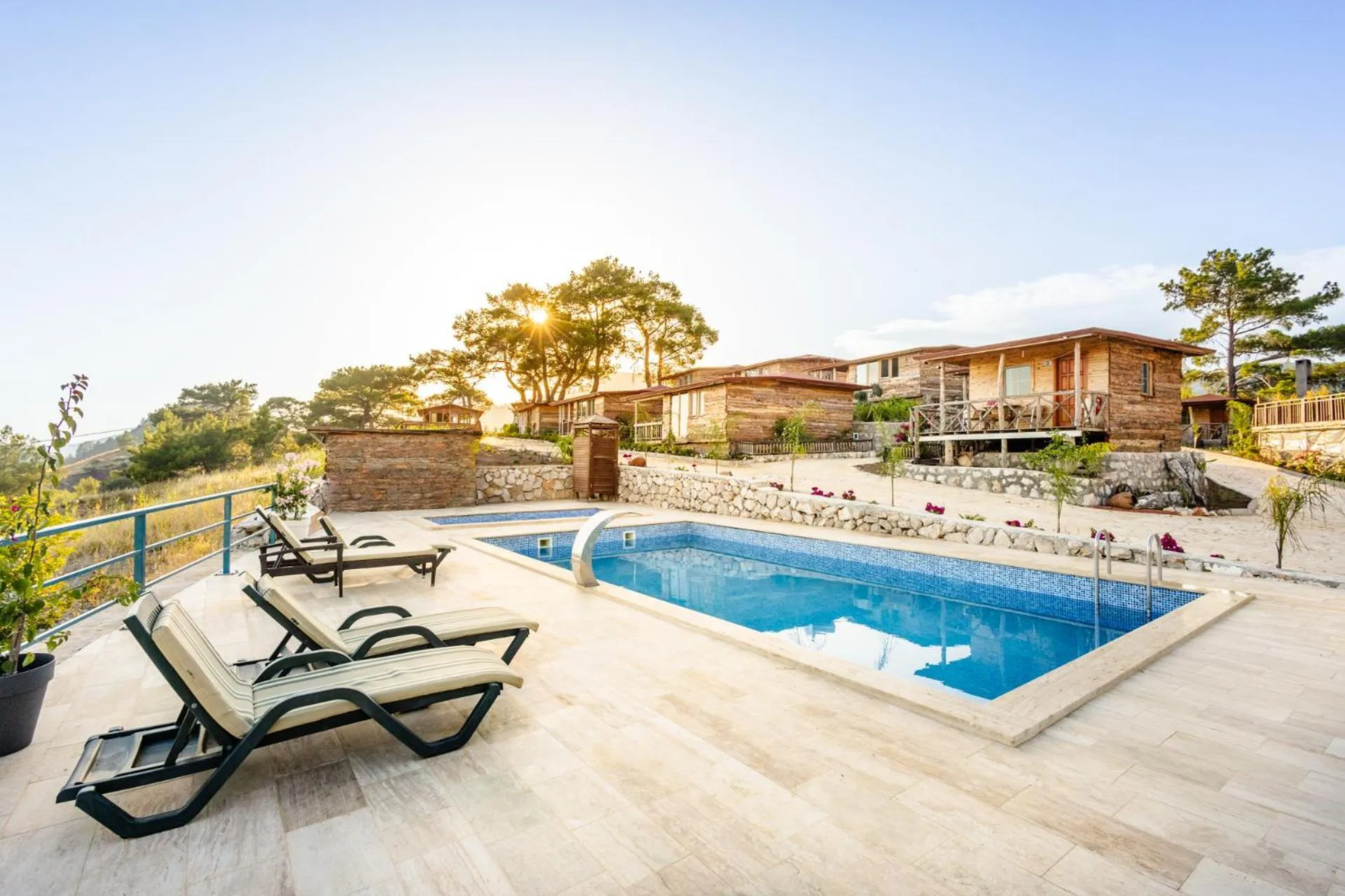 Pool view in Kadir's Eco Life