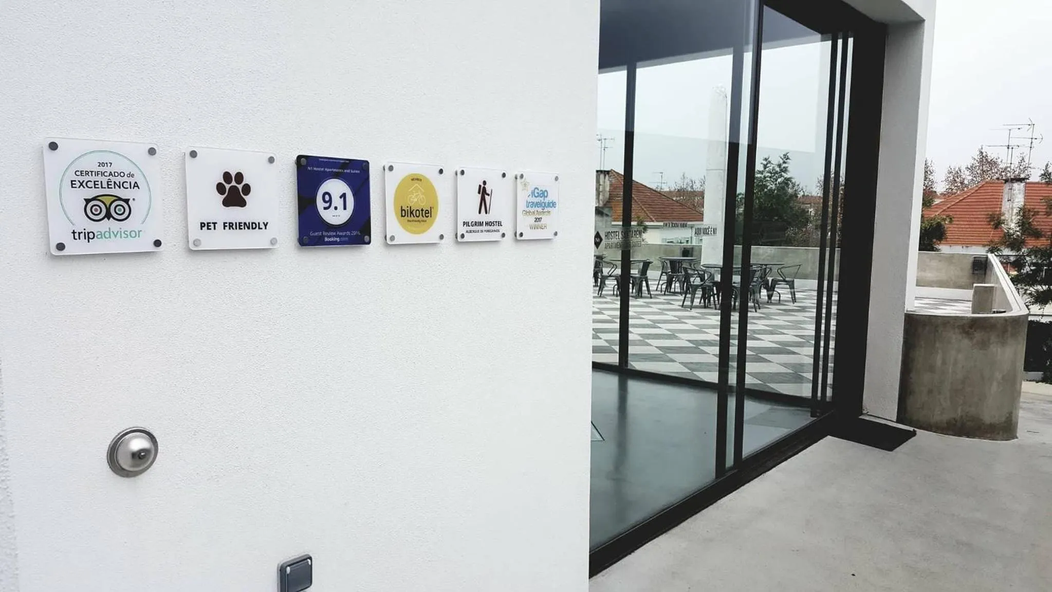 Logo/Certificate/Sign in N1 Hostel Apartments and Suites