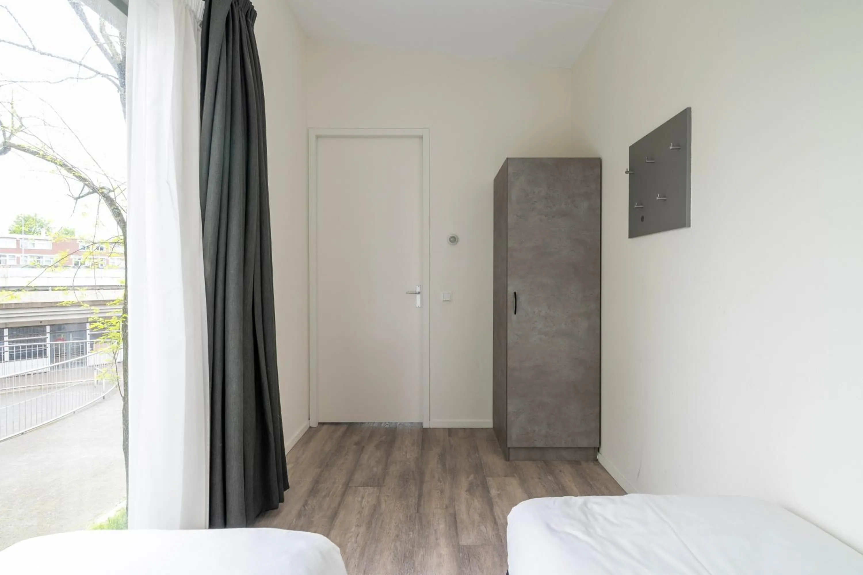 wardrobe, Bed in YAYS Amsterdam Prince Island by Numa
