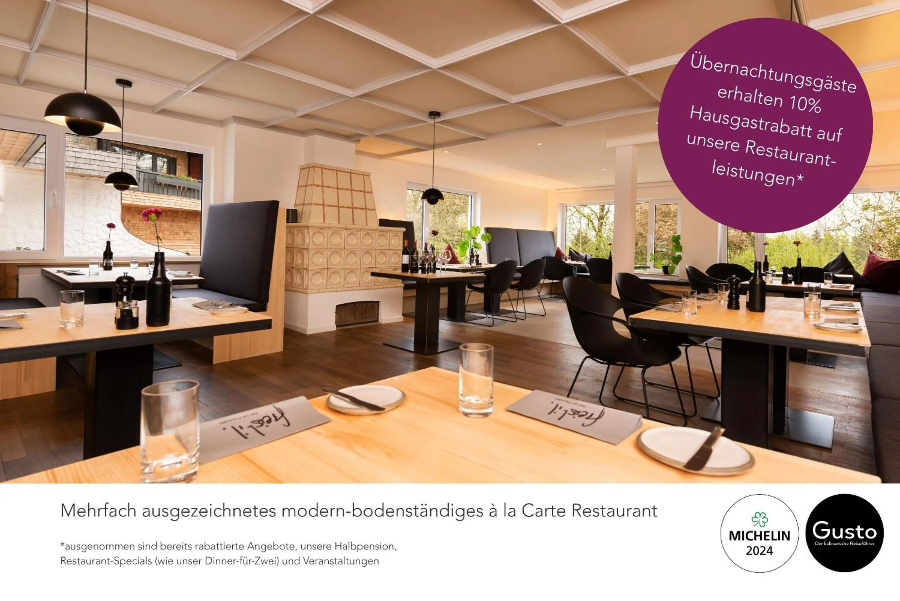 Restaurant/places to eat in freistil Boutiquehotel