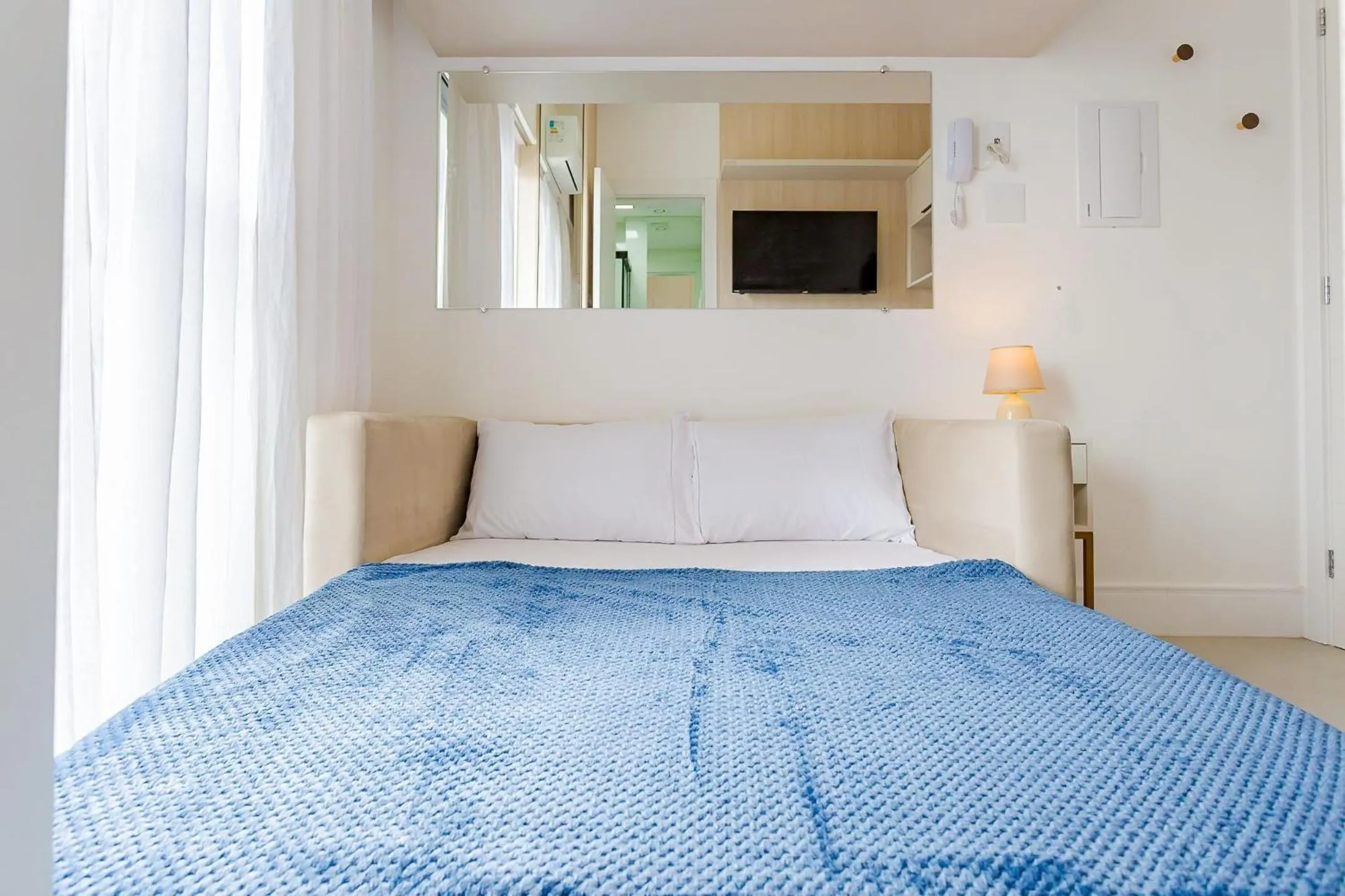 Photo of the whole room, Bed in Start - Vila Izabel | Gonzaga Stays