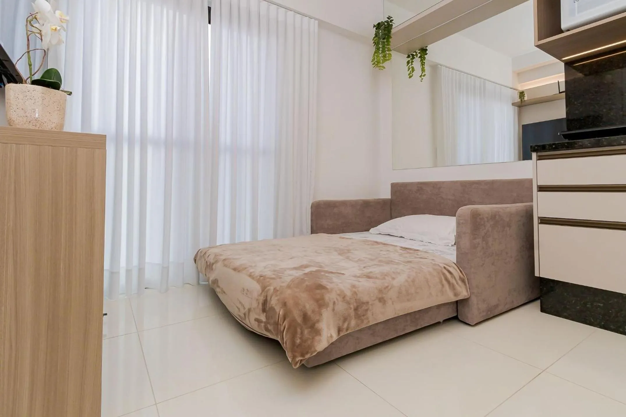 Living room, Bed in Start - Vila Izabel | Gonzaga Stays