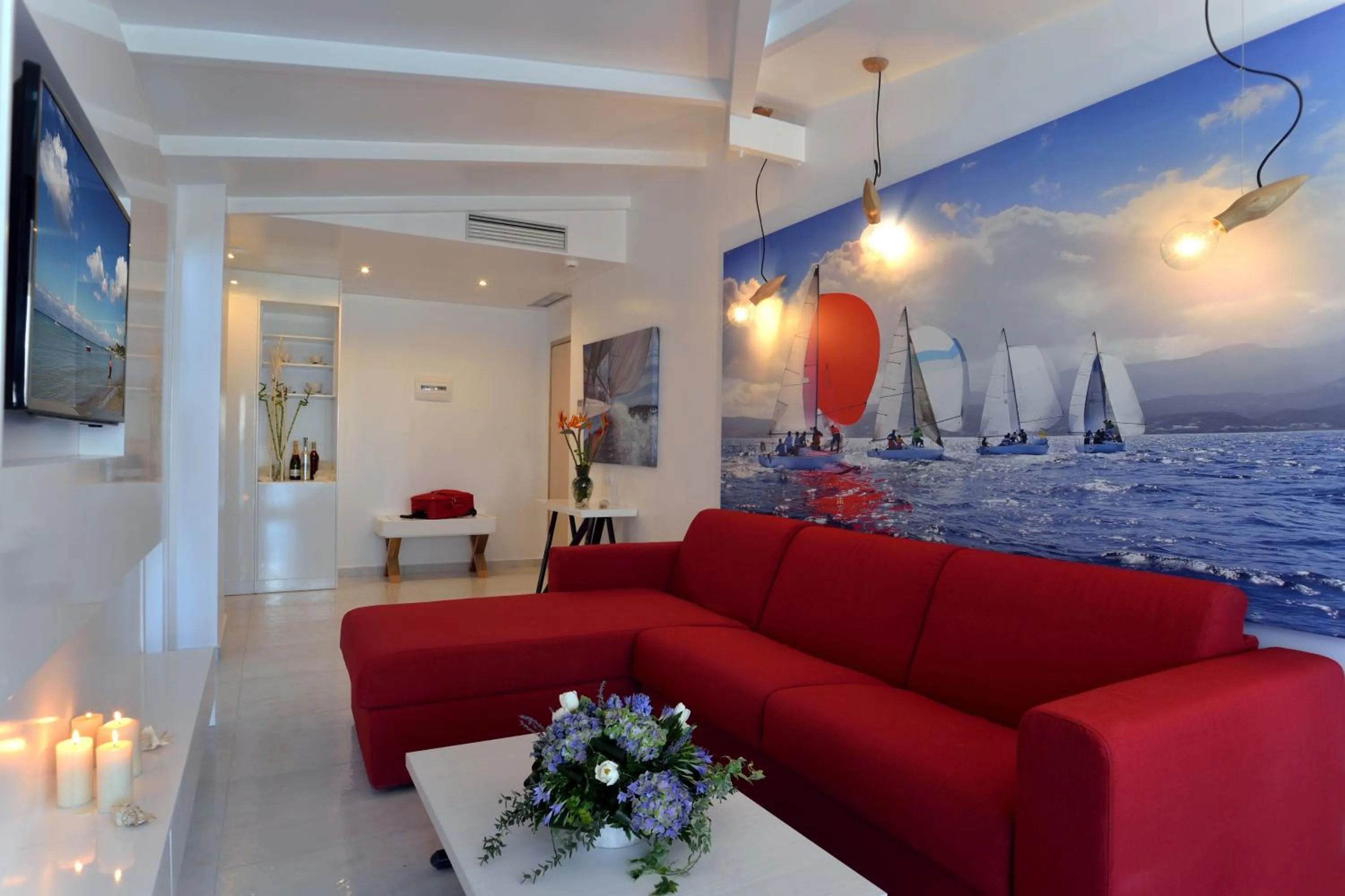 Living room in TRYP by Wyndham Corfu Dassia