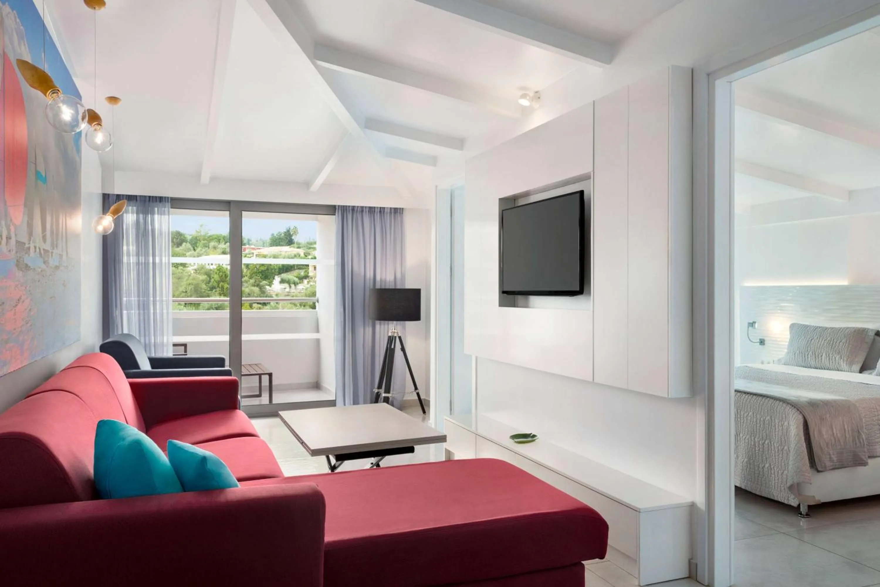 Photo of the whole room, Bed in TRYP by Wyndham Corfu Dassia