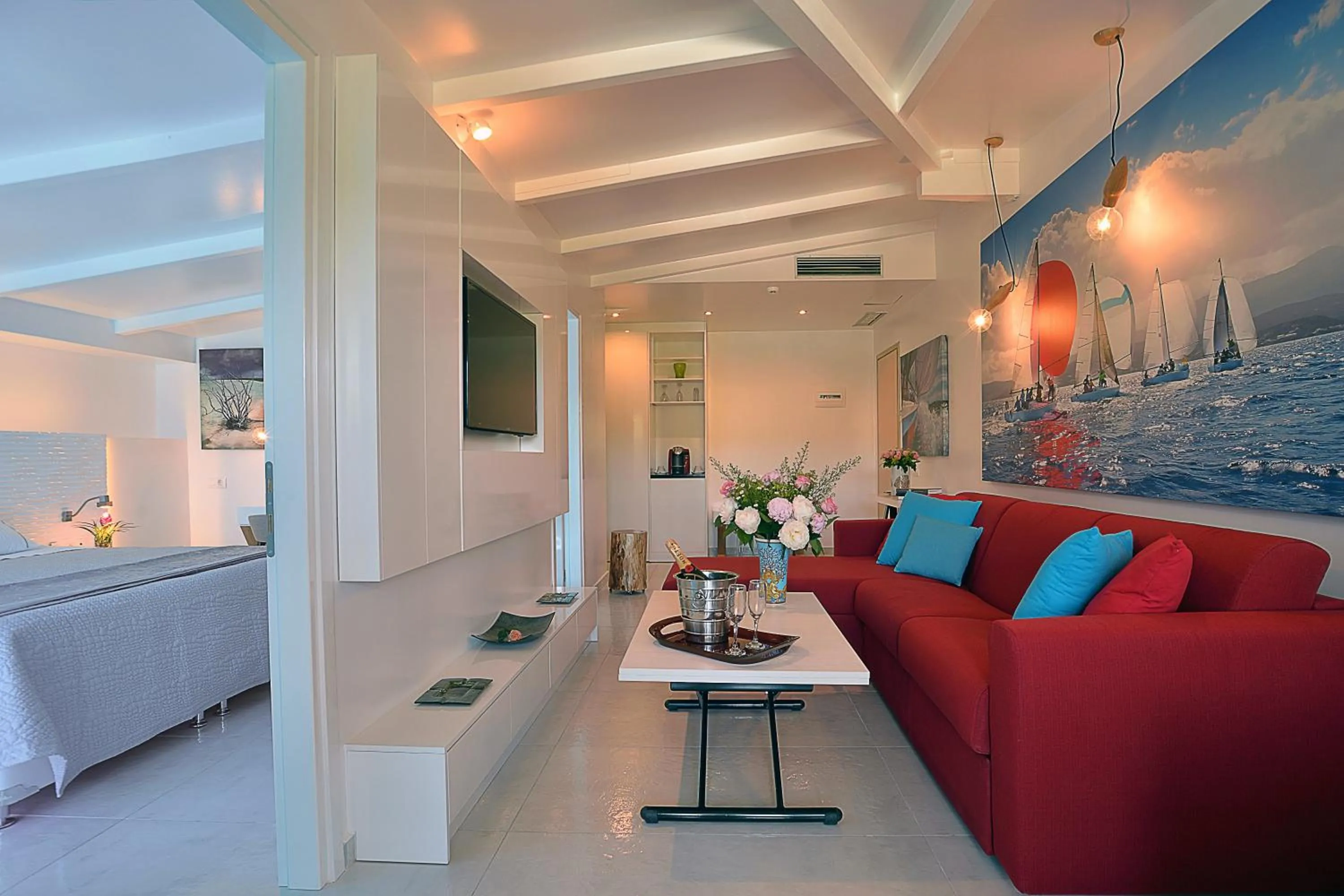 Living room in TRYP by Wyndham Corfu Dassia