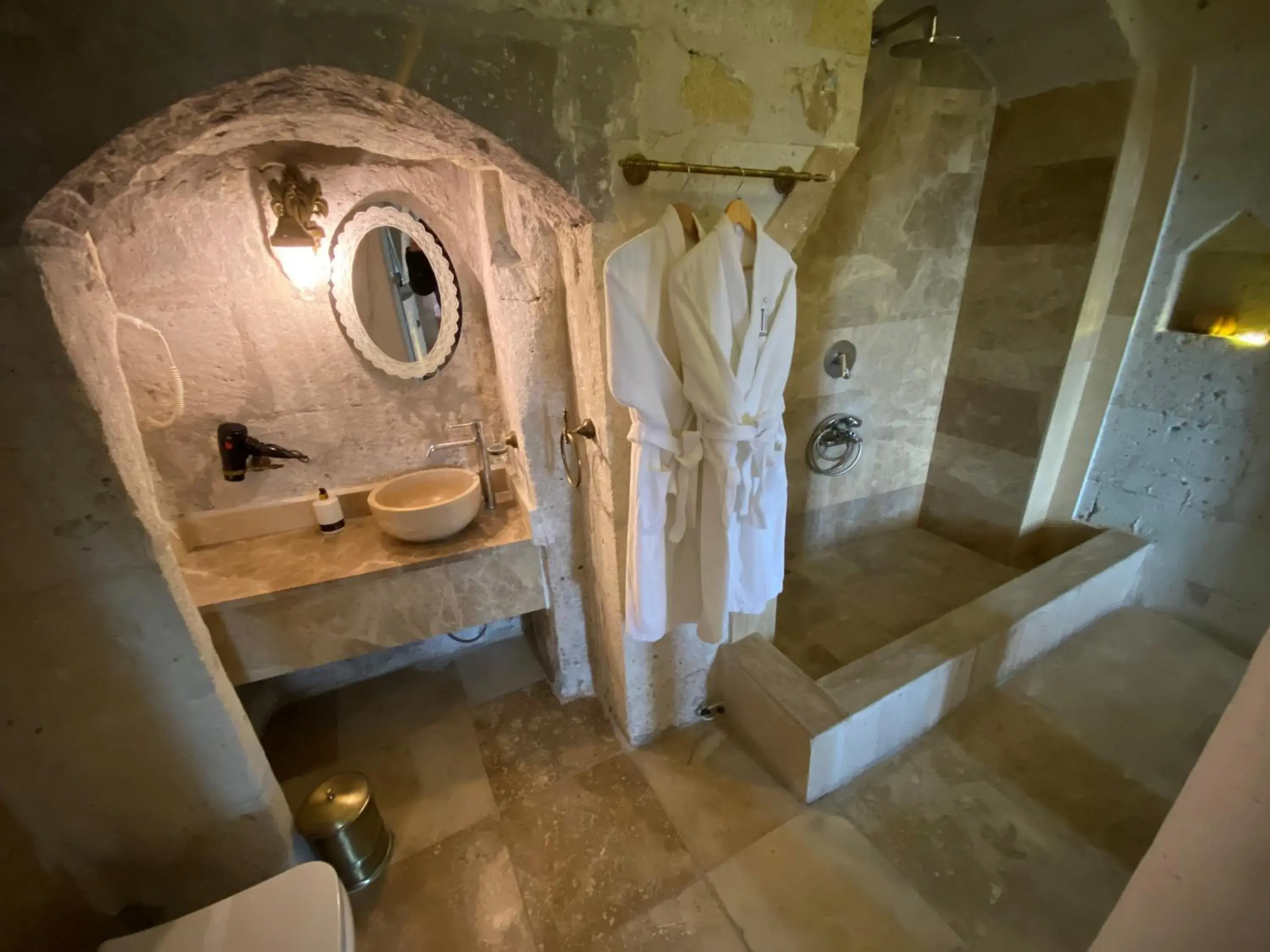 Stone Suite with Spa Bath in Mimi Cappadocia Luxury Cave Hotel Stone Suite with Spa Bath in Mimi Cappadocia Luxury Cave Hotel