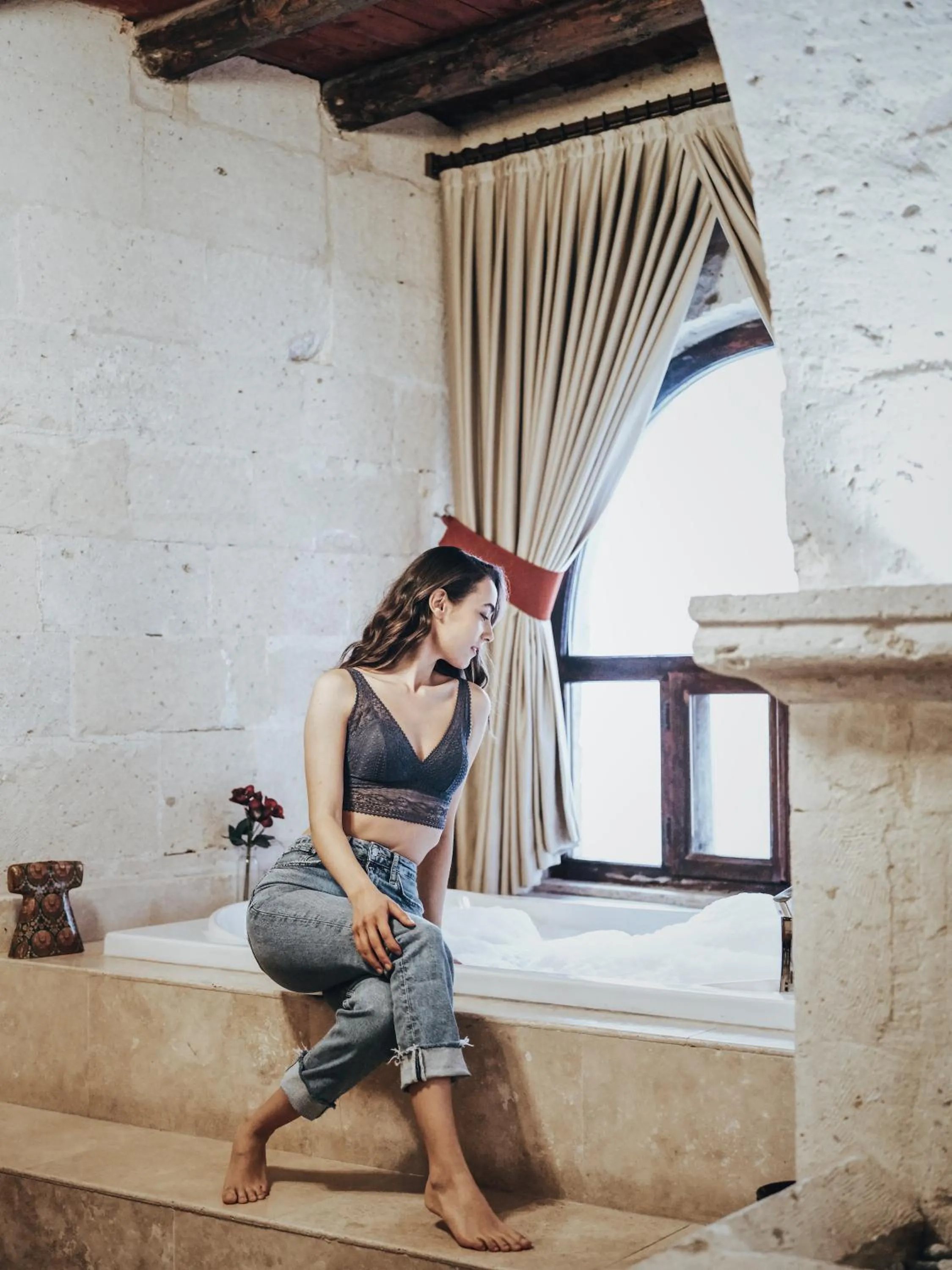 Guests in Mimi Cappadocia Luxury Cave Hotel