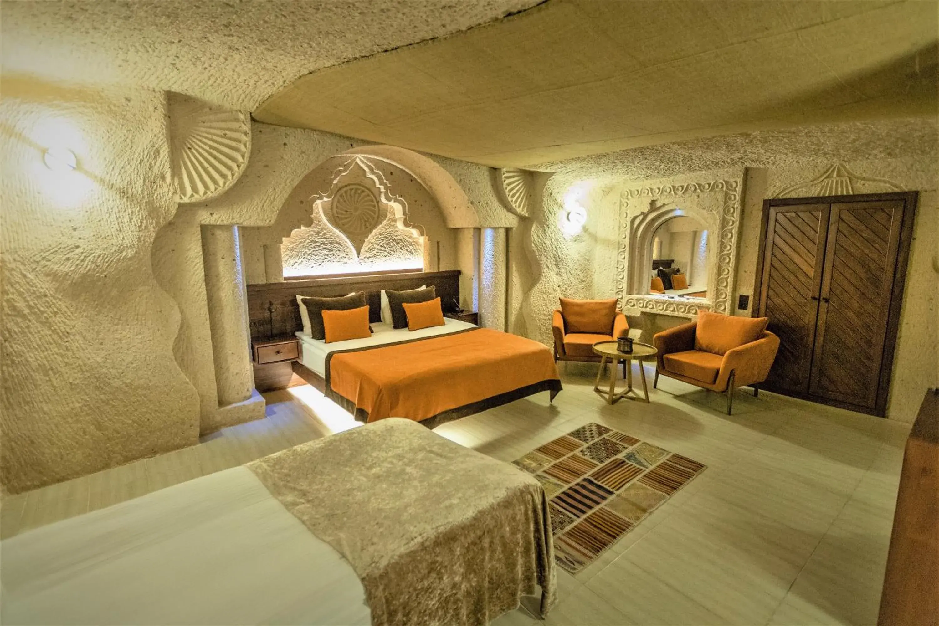 Basic Triple Room with Shared Bathroom in Mimi Cappadocia Luxury Cave Hotel Basic Triple Room with Shared Bathroom in Mimi Cappadocia Luxury Cave Hotel