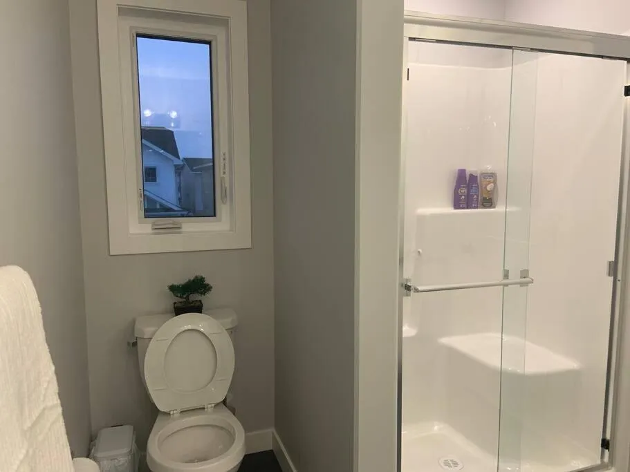 Shower in Luxurious 3 BR Villa with free parking - King Bed