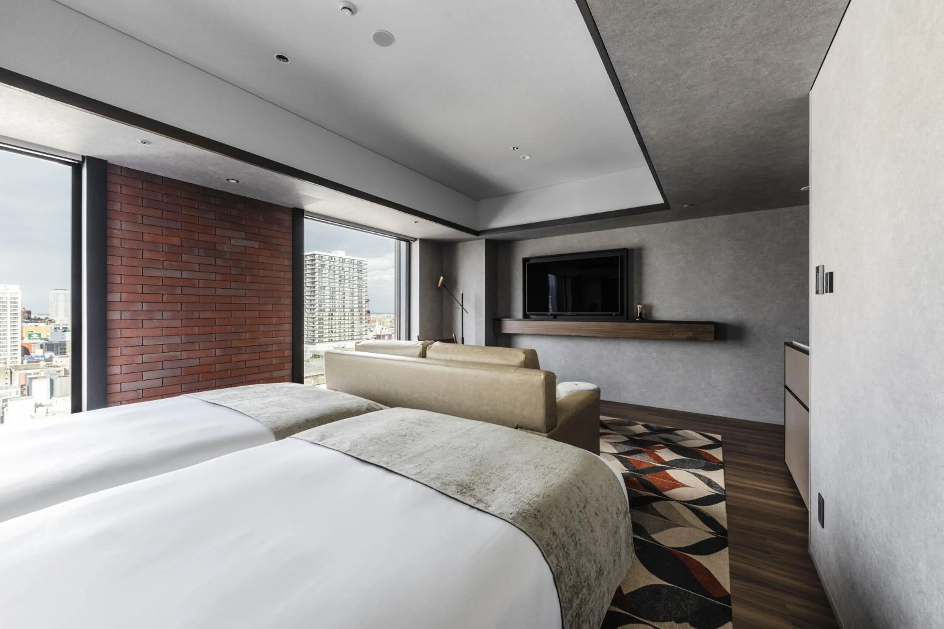 Bed in SAPPORO STREAM HOTEL