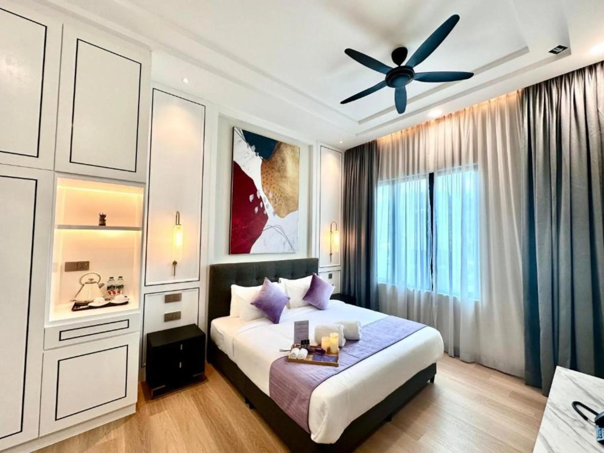 Bedroom, Bed in Cameron Lavender Mansion by PLAY