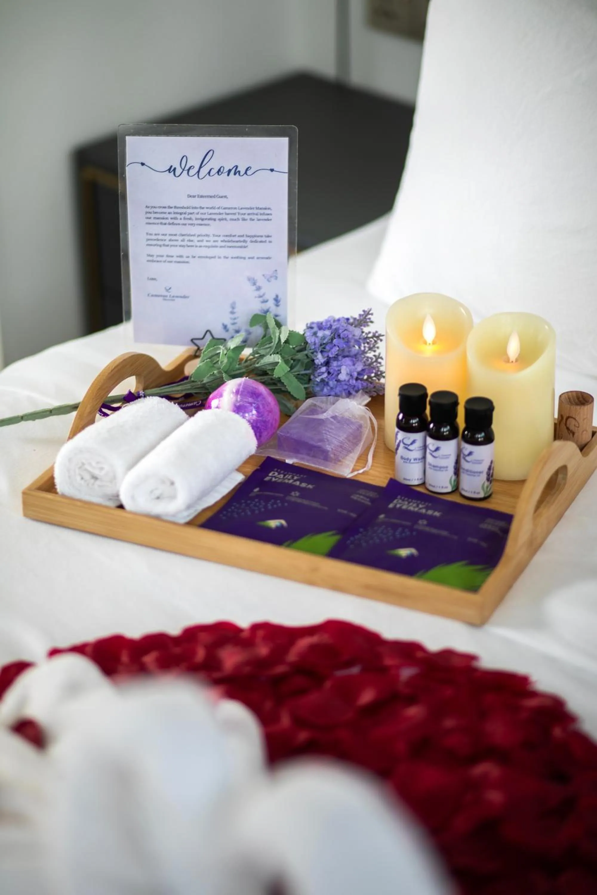 Bed in Cameron Lavender Mansion by PLAY