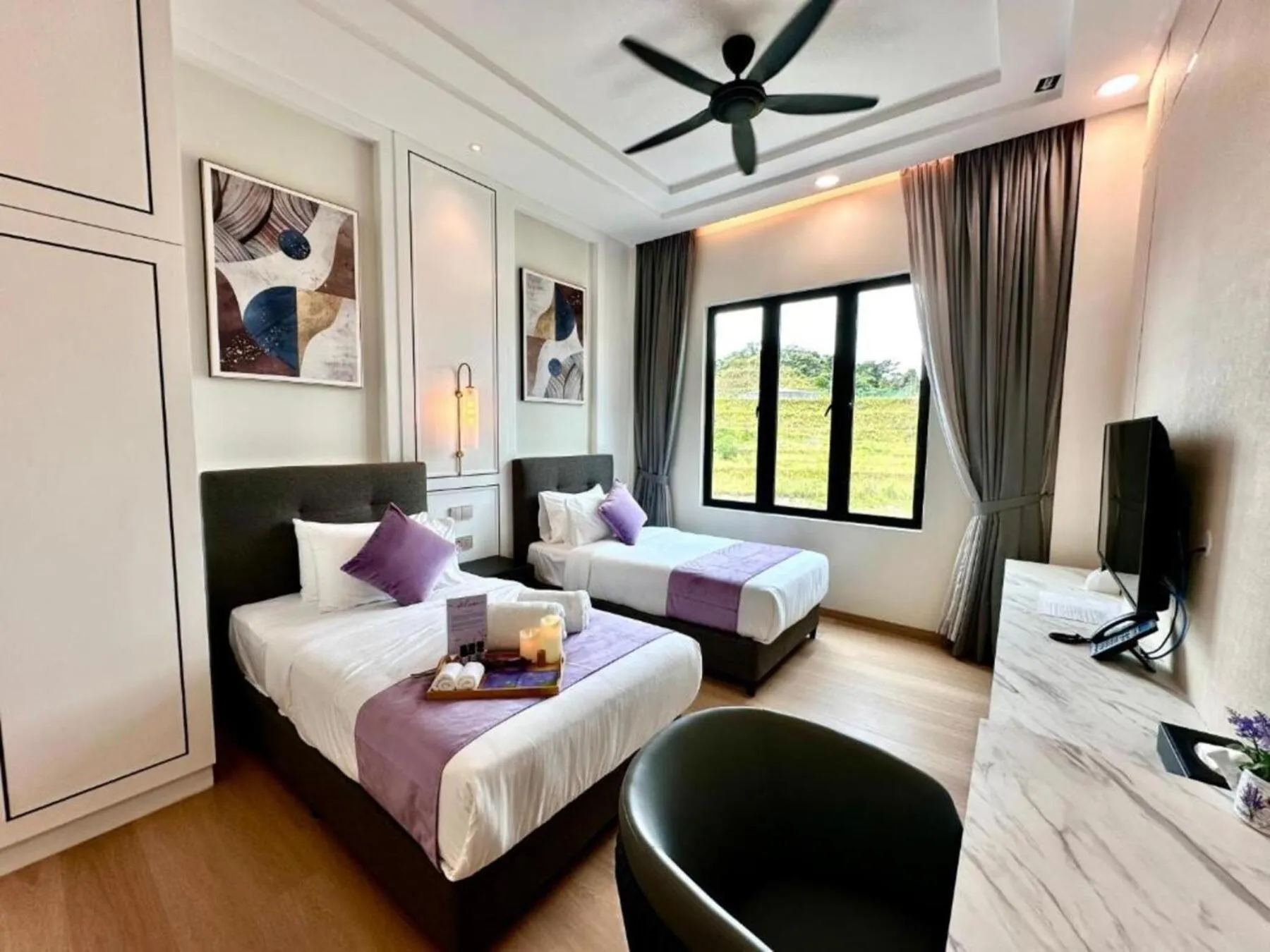 Bedroom, Bed in Cameron Lavender Mansion by PLAY