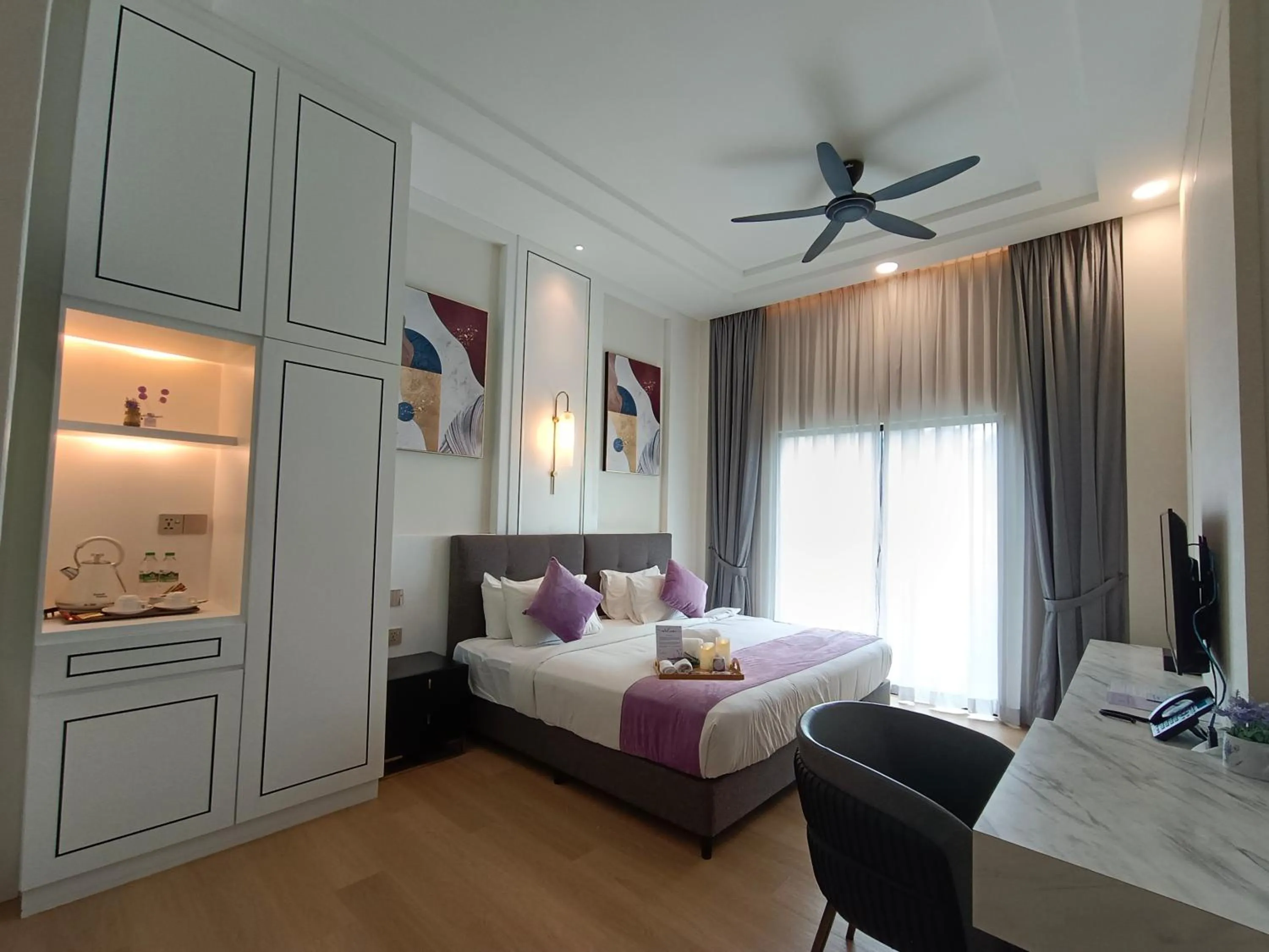 Bed in Cameron Lavender Mansion by PLAY