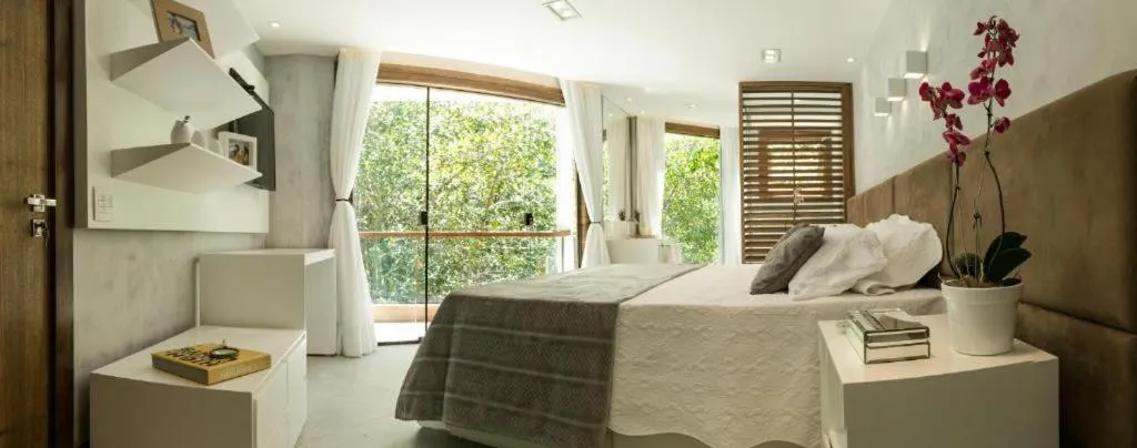 Bed in Veneza Carioca Hotel Bout