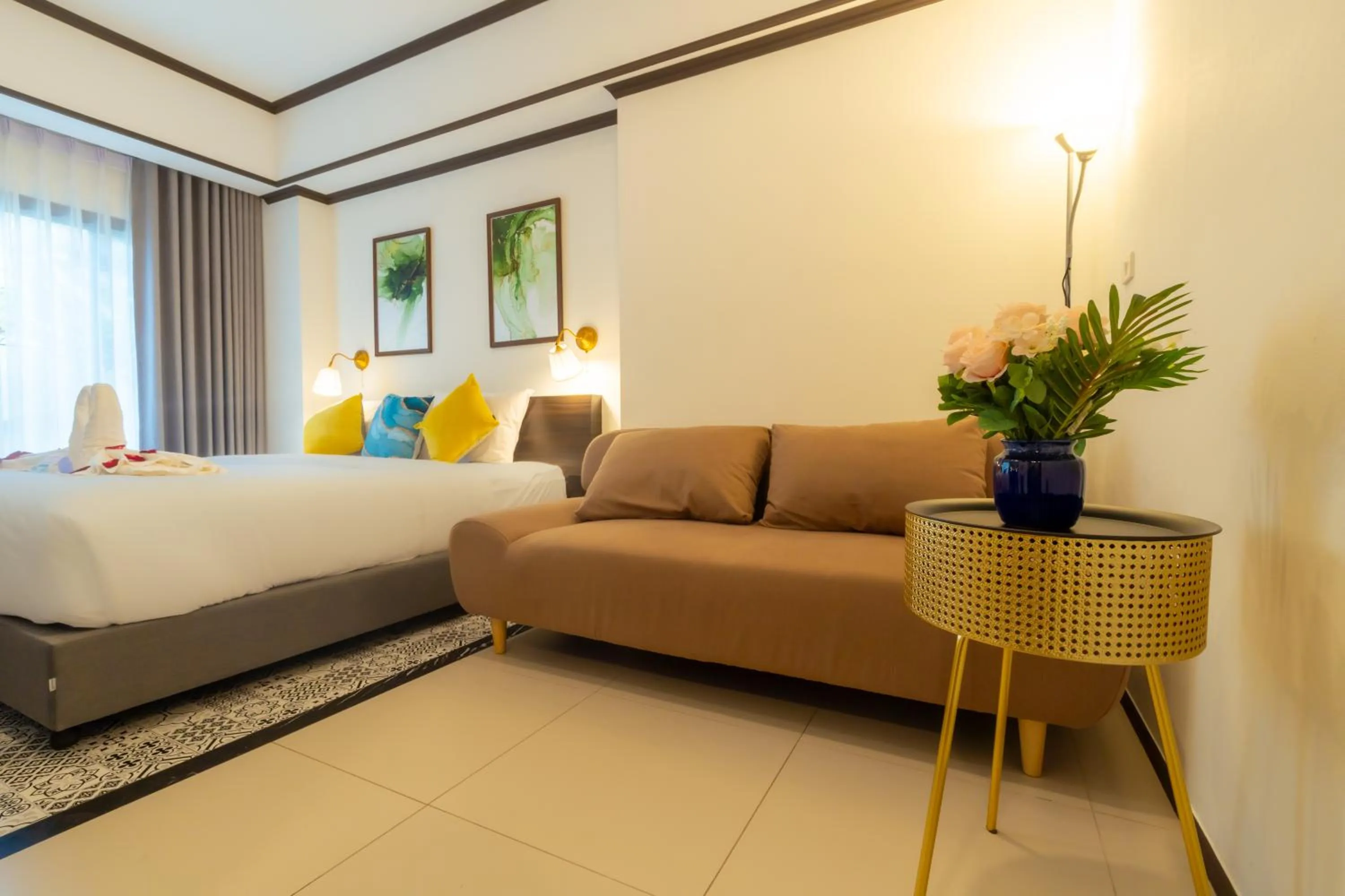 Bed in Le ville lanna Chiang Mai Gate Old Town Hotel