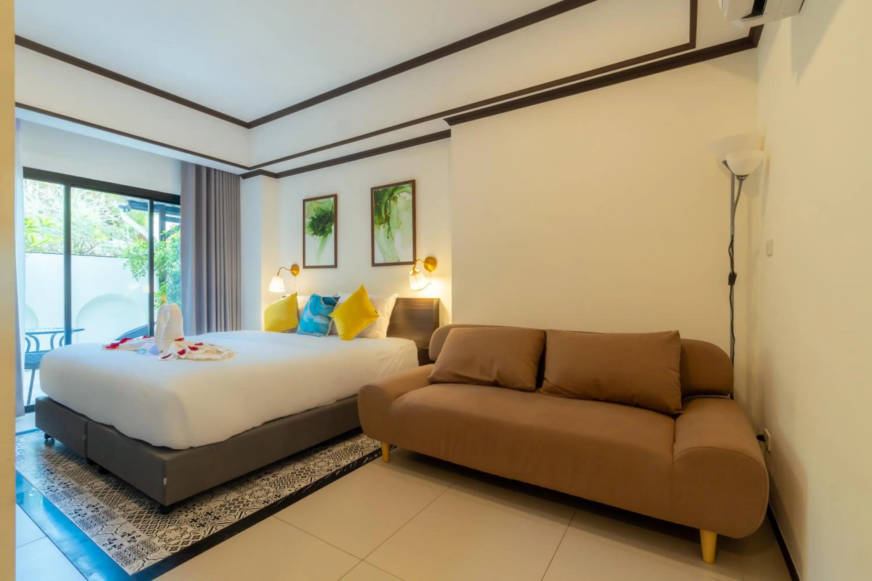 Bed in Le ville lanna Chiang Mai Gate Old Town Hotel