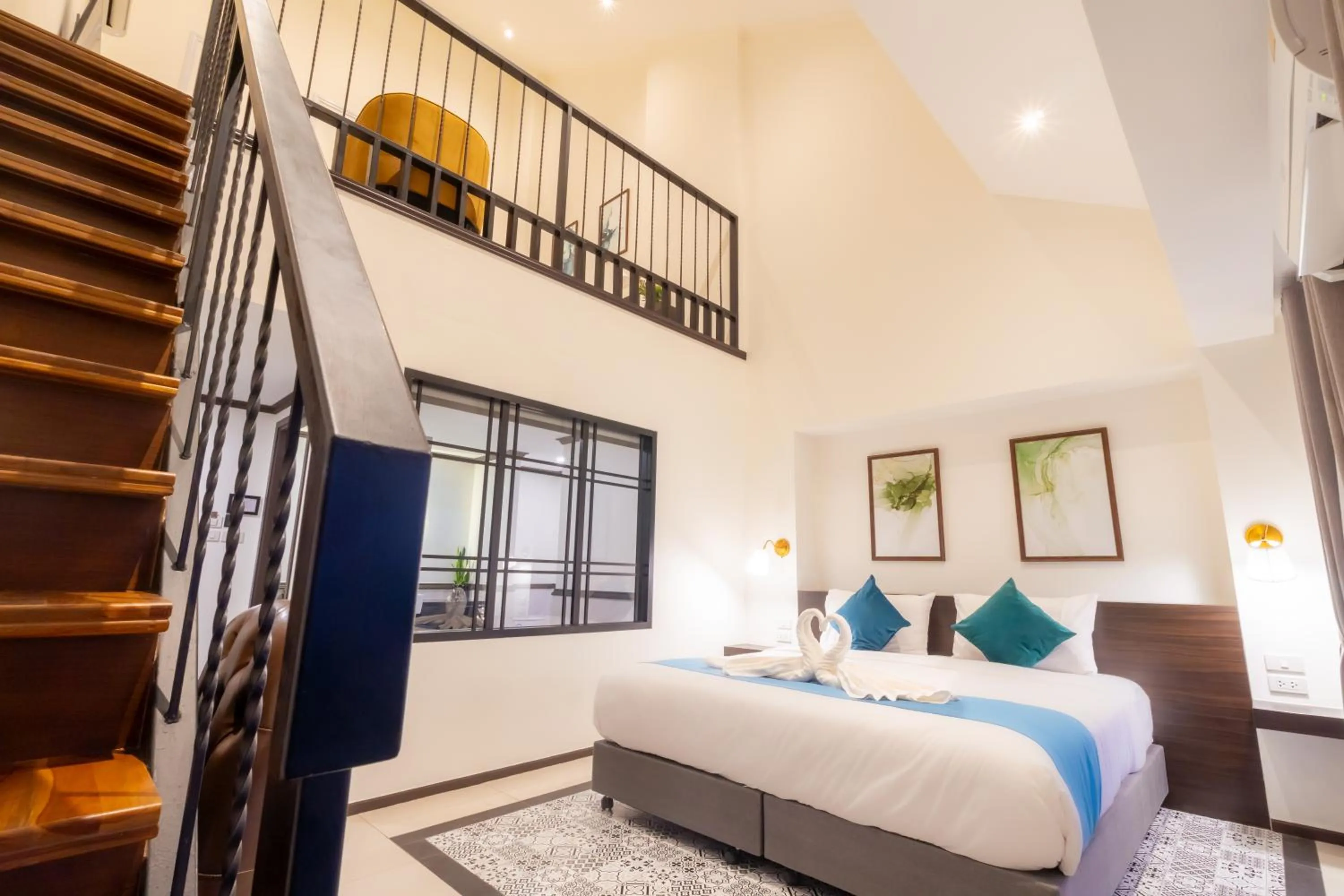 Bed in Le ville lanna Chiang Mai Gate Old Town Hotel