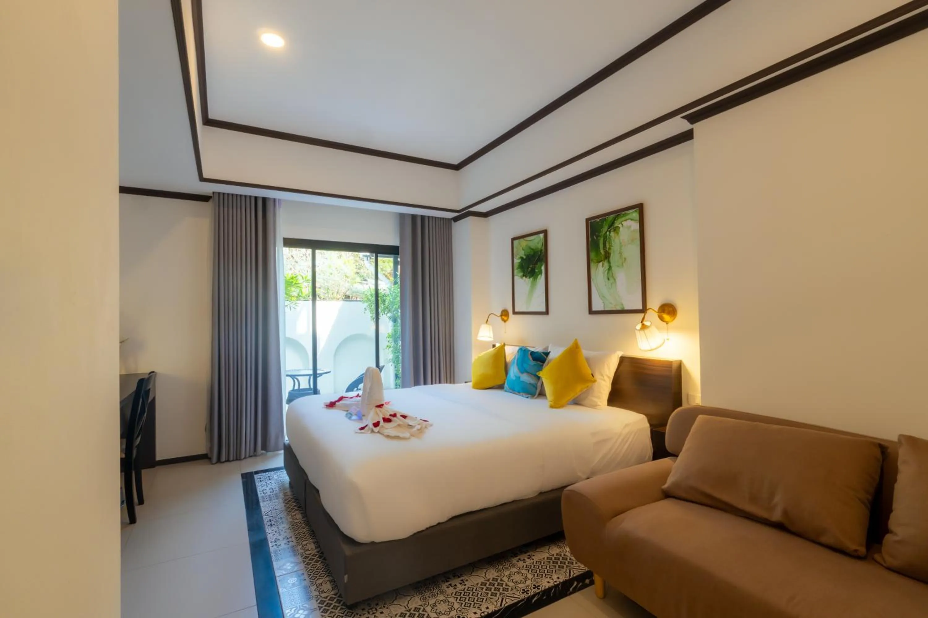 Bed in Le ville lanna Chiang Mai Gate Old Town Hotel