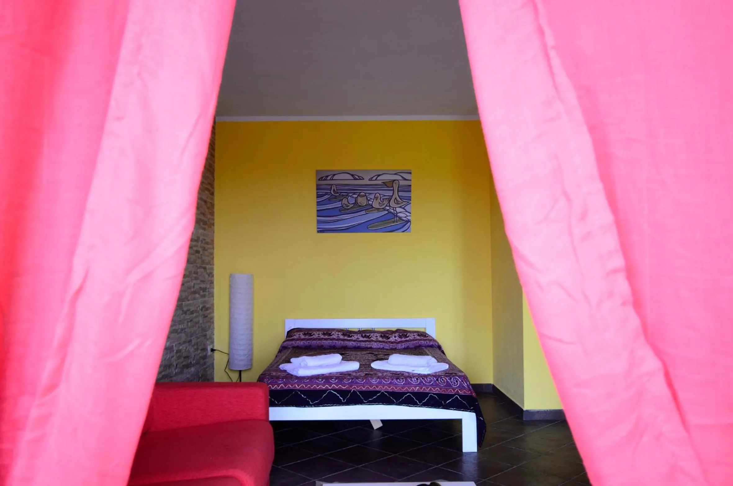 Bedroom, Bed in Residenze L'Isola Surf House