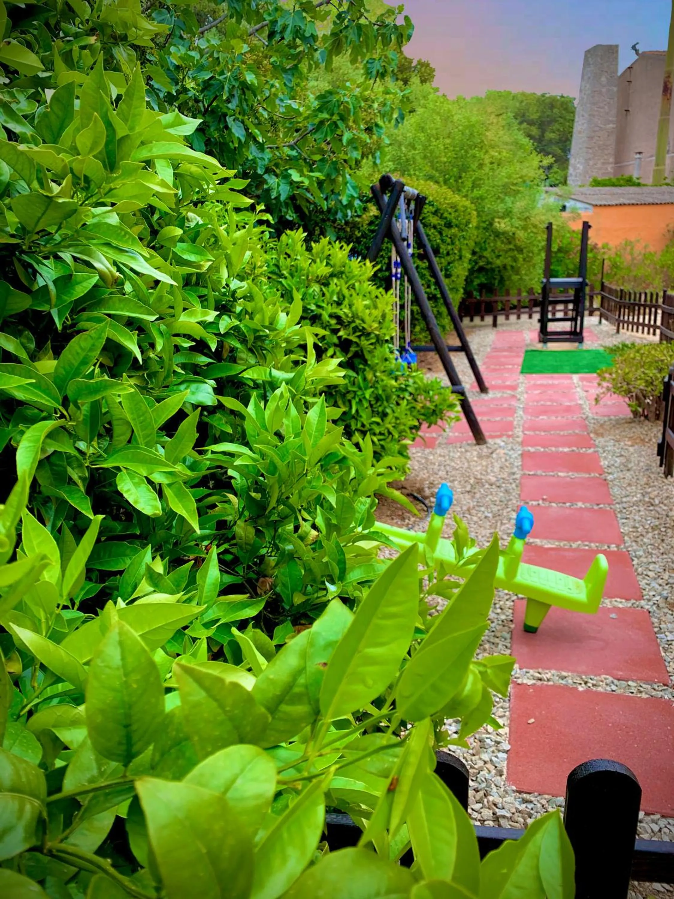 Children play ground in Residenze L'Isola Surf House