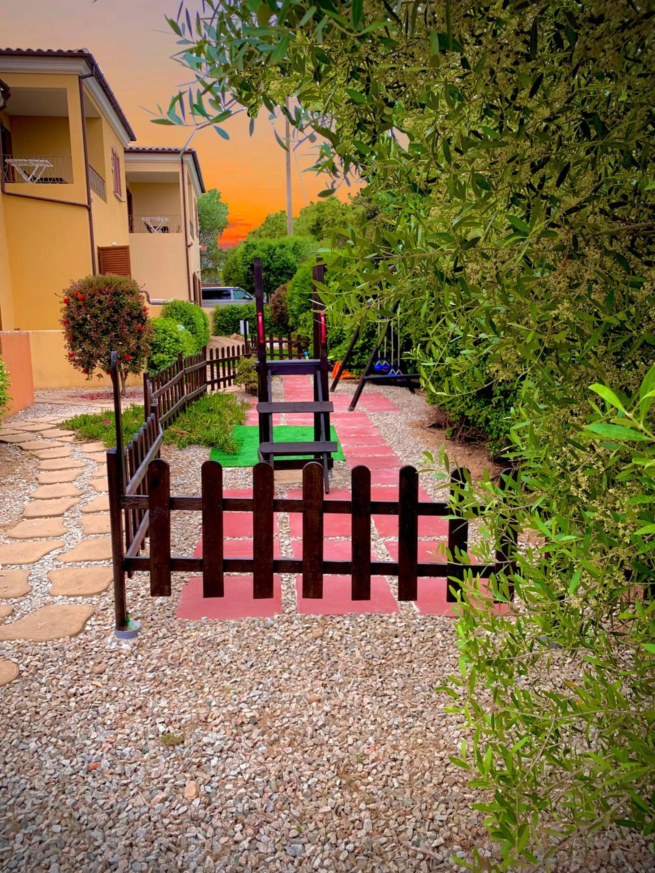 Children play ground in Residenze L'Isola Surf House