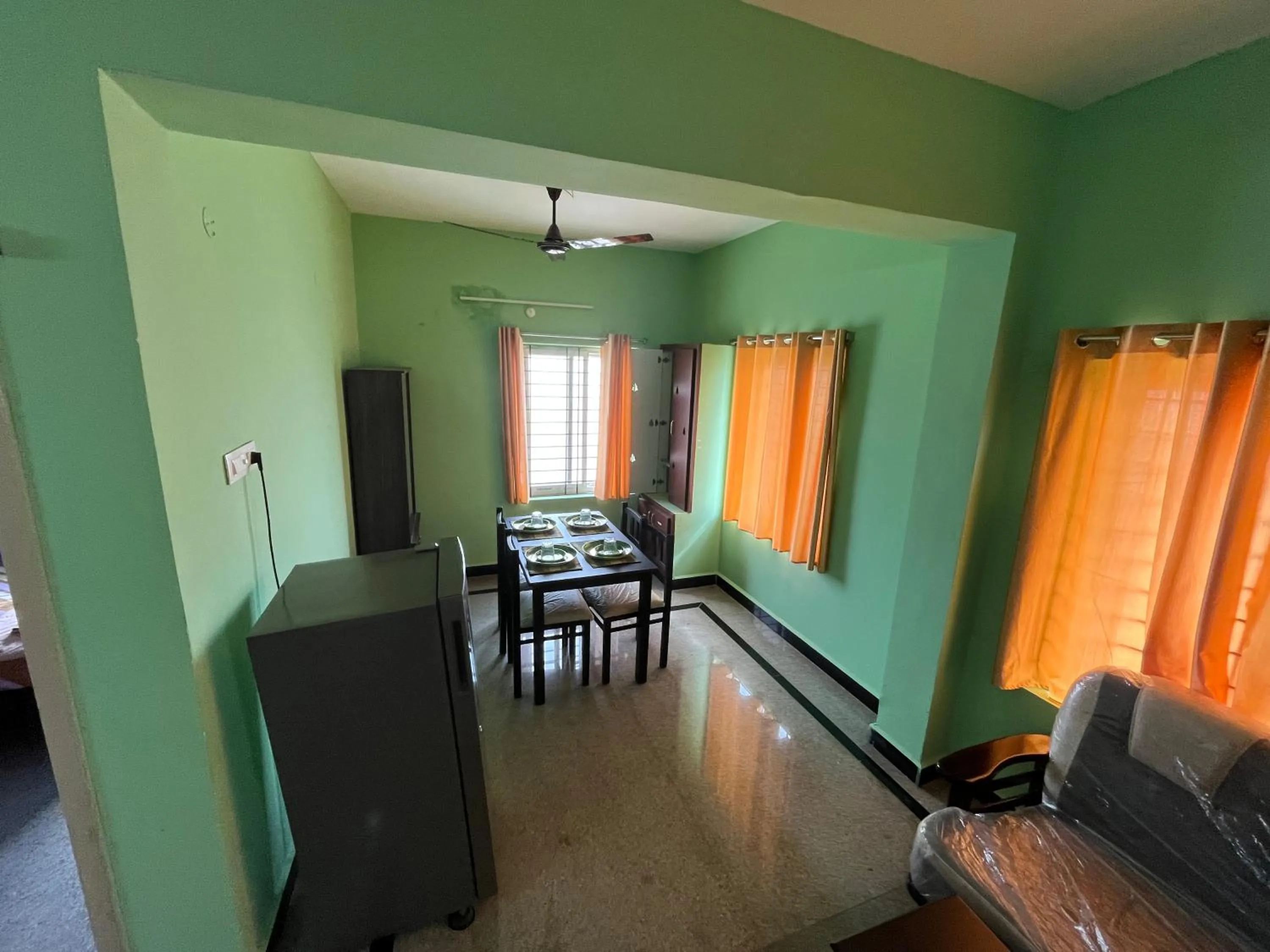 Dining area, Bed in Aditya Homestay