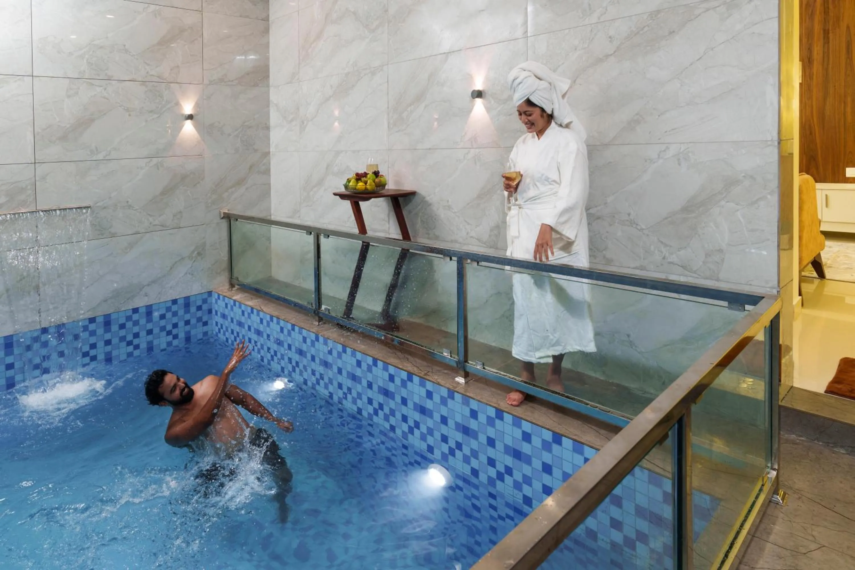 Swimming pool in Eden Woods Resorts and Spa