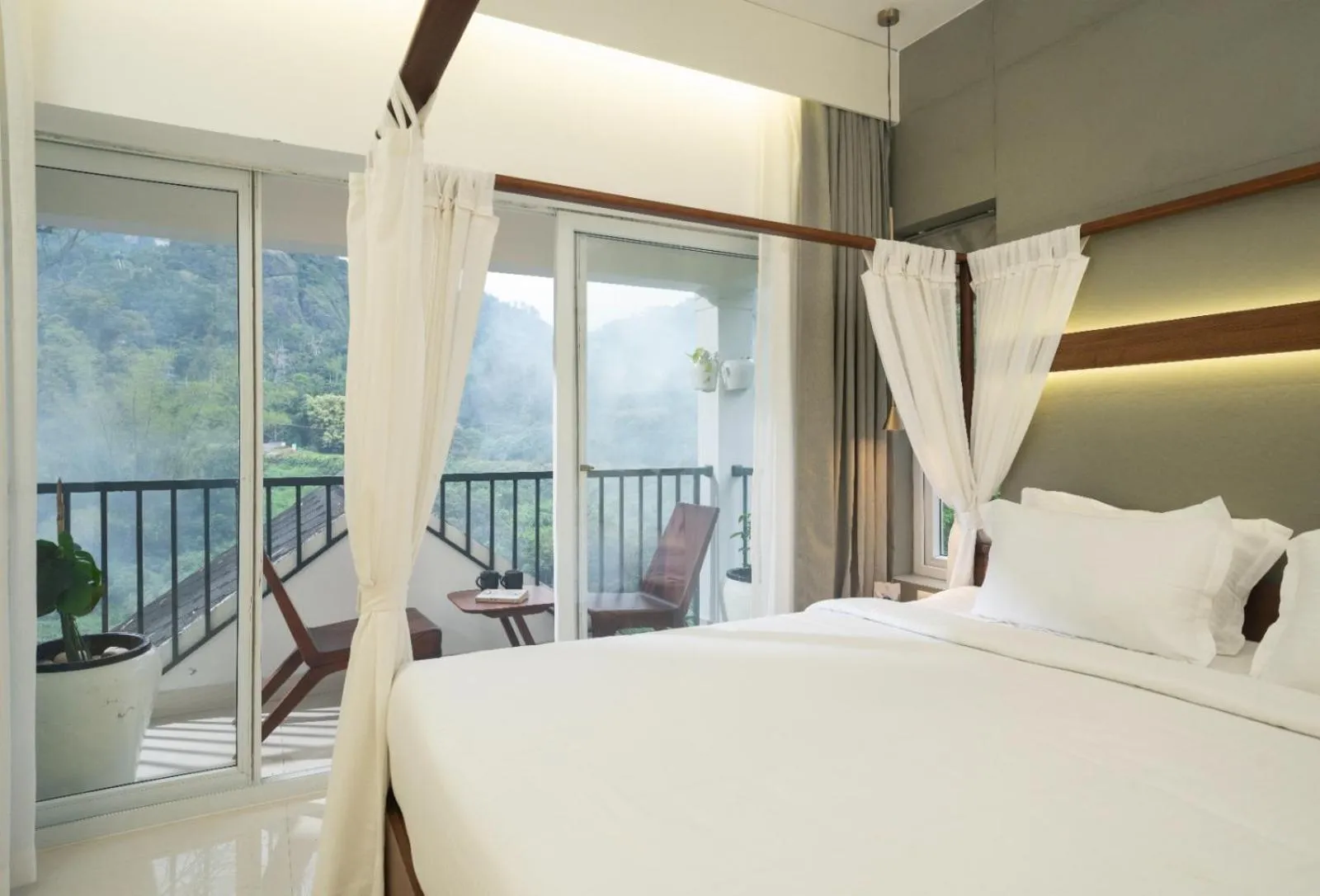 Bed in Eden Woods Resorts and Spa