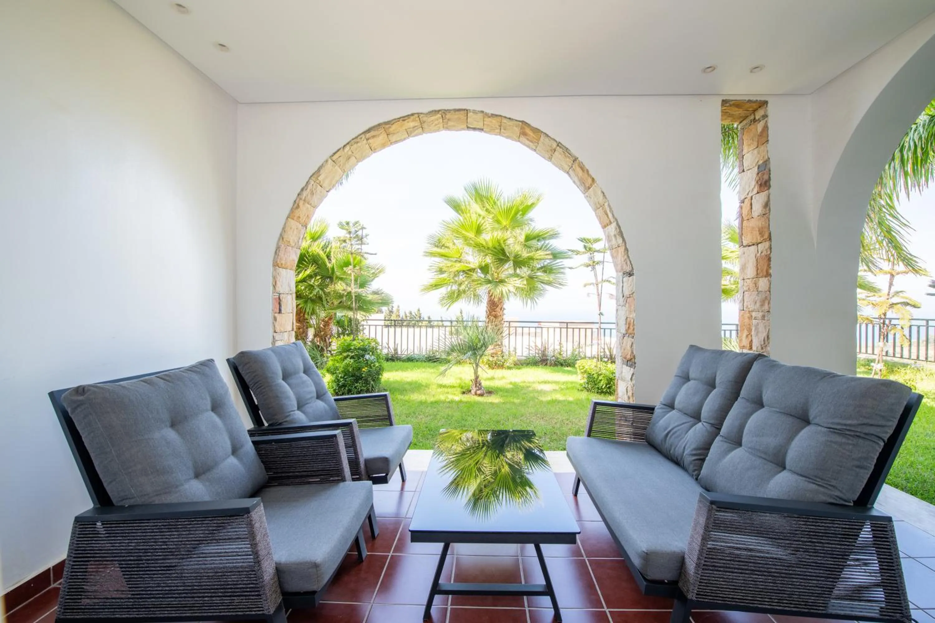 Garden view in Atlantic Mnar