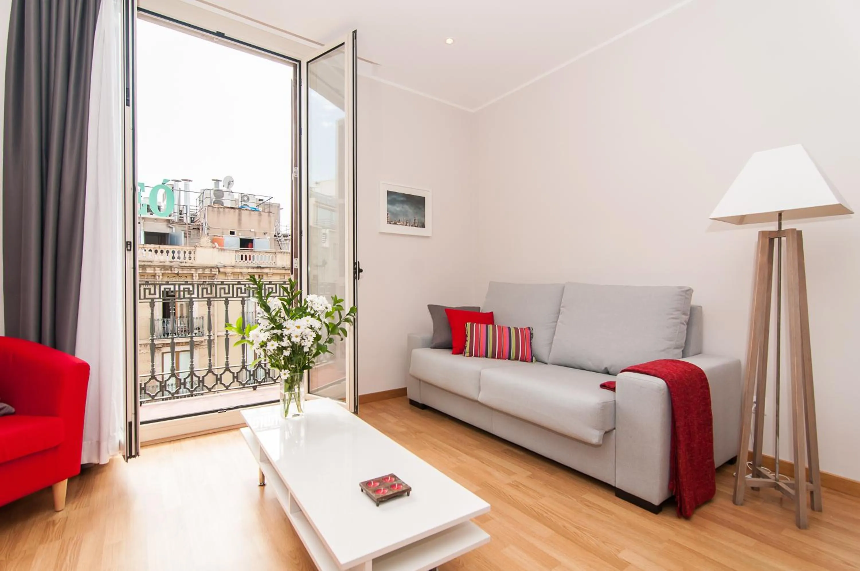 Living room in Pelayo Deluxe Apartments