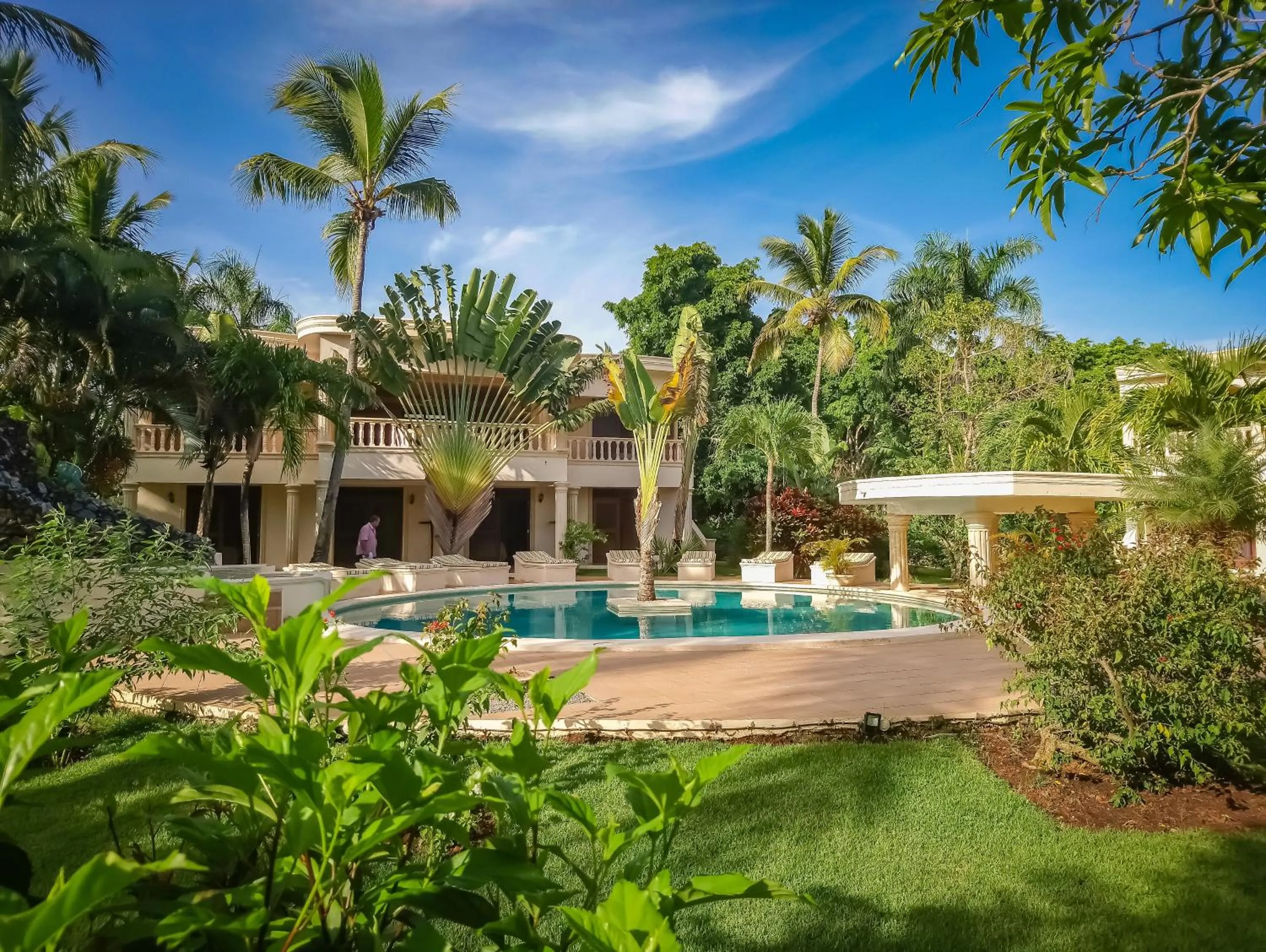 Garden view in Villa La Plantacion