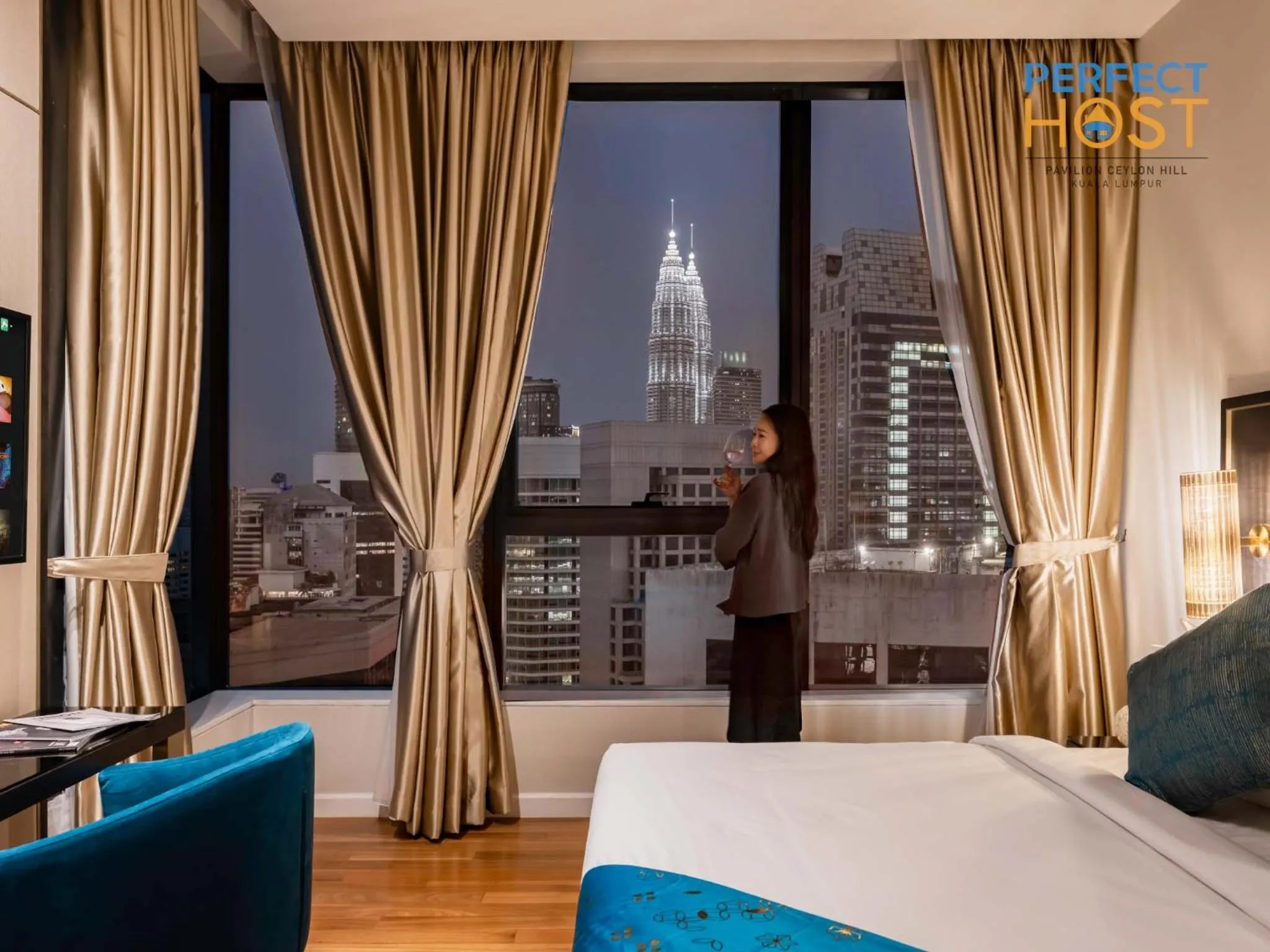 Bed in Pavilion Ceylon Hill Suites, Bukit Bintang by Perfect Host