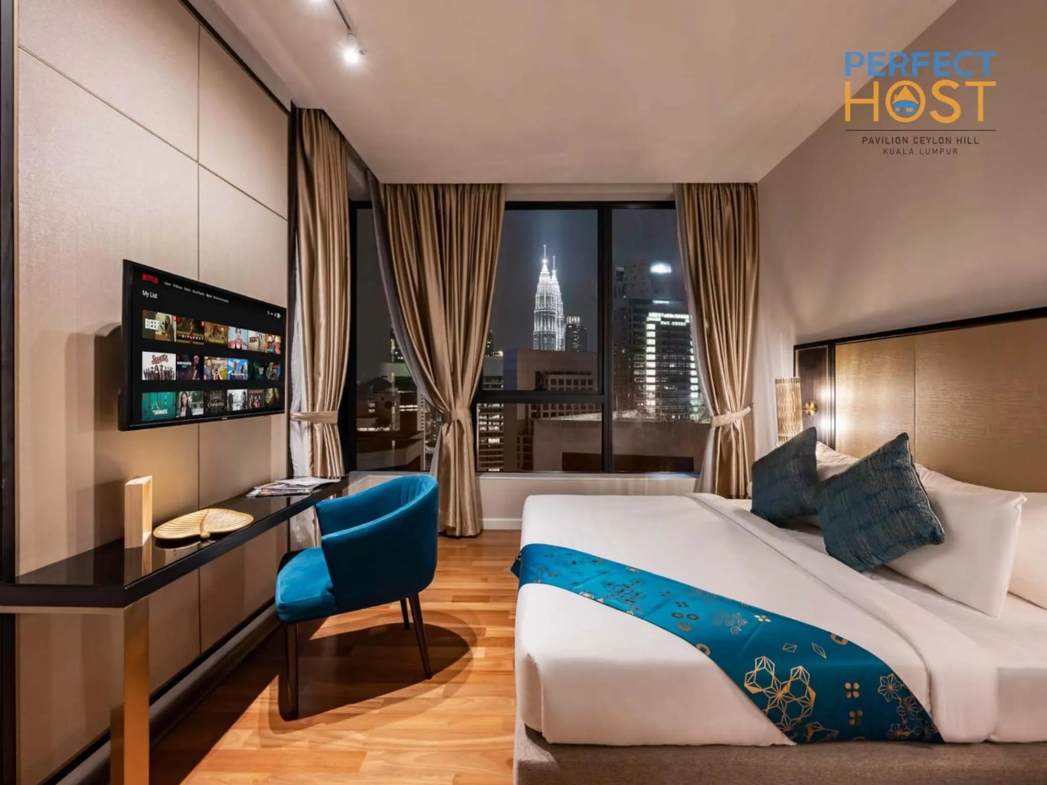 Bed in Pavilion Ceylon Hill Suites, Bukit Bintang by Perfect Host