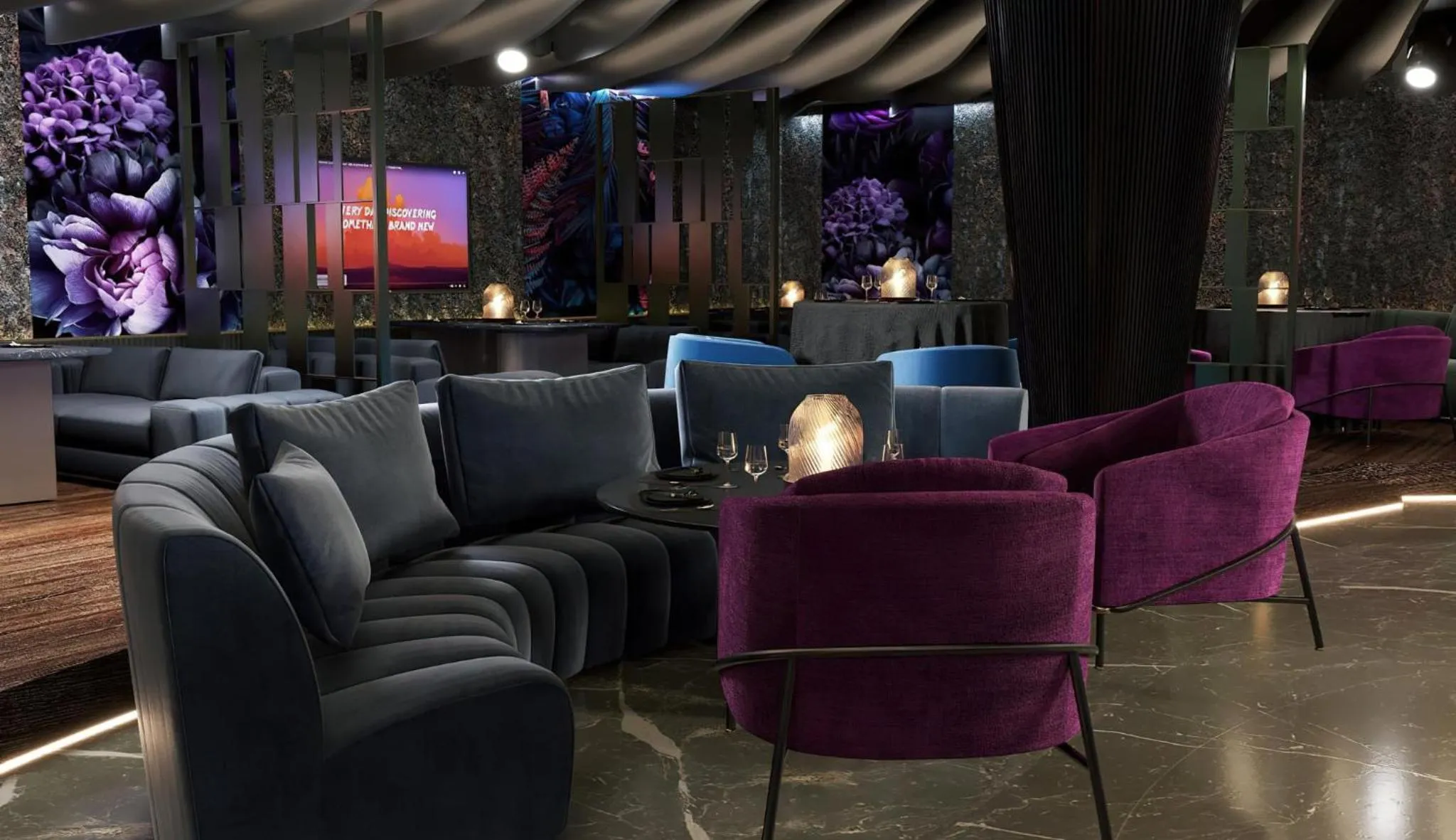 Lounge or bar in Crowne Plaza Tashkent, an IHG Hotel