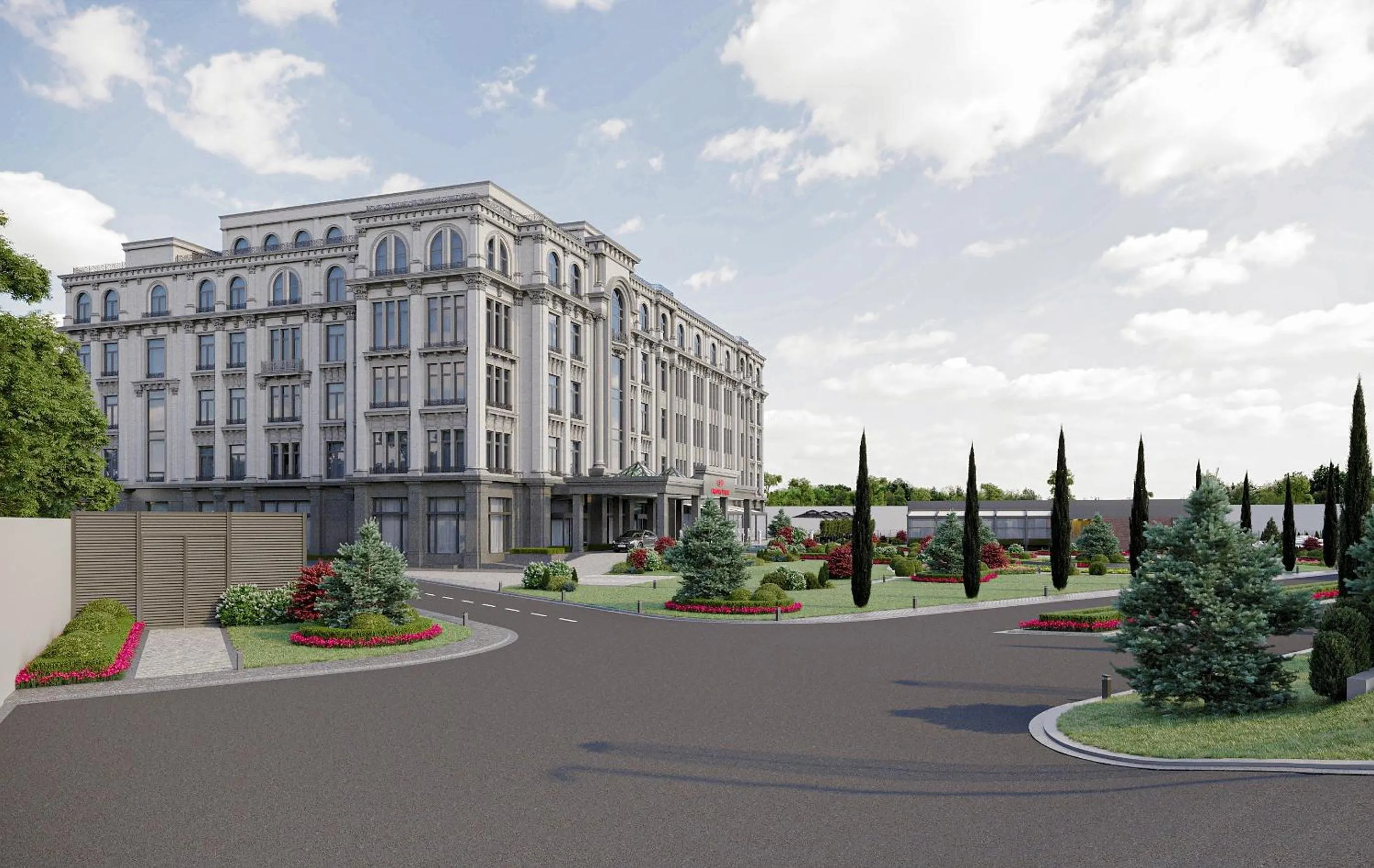 Property building in Crowne Plaza Tashkent, an IHG Hotel