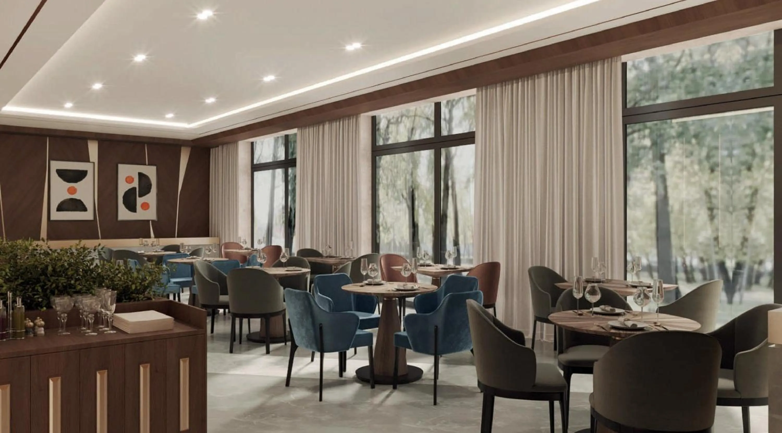 Restaurant/places to eat in Crowne Plaza Tashkent, an IHG Hotel