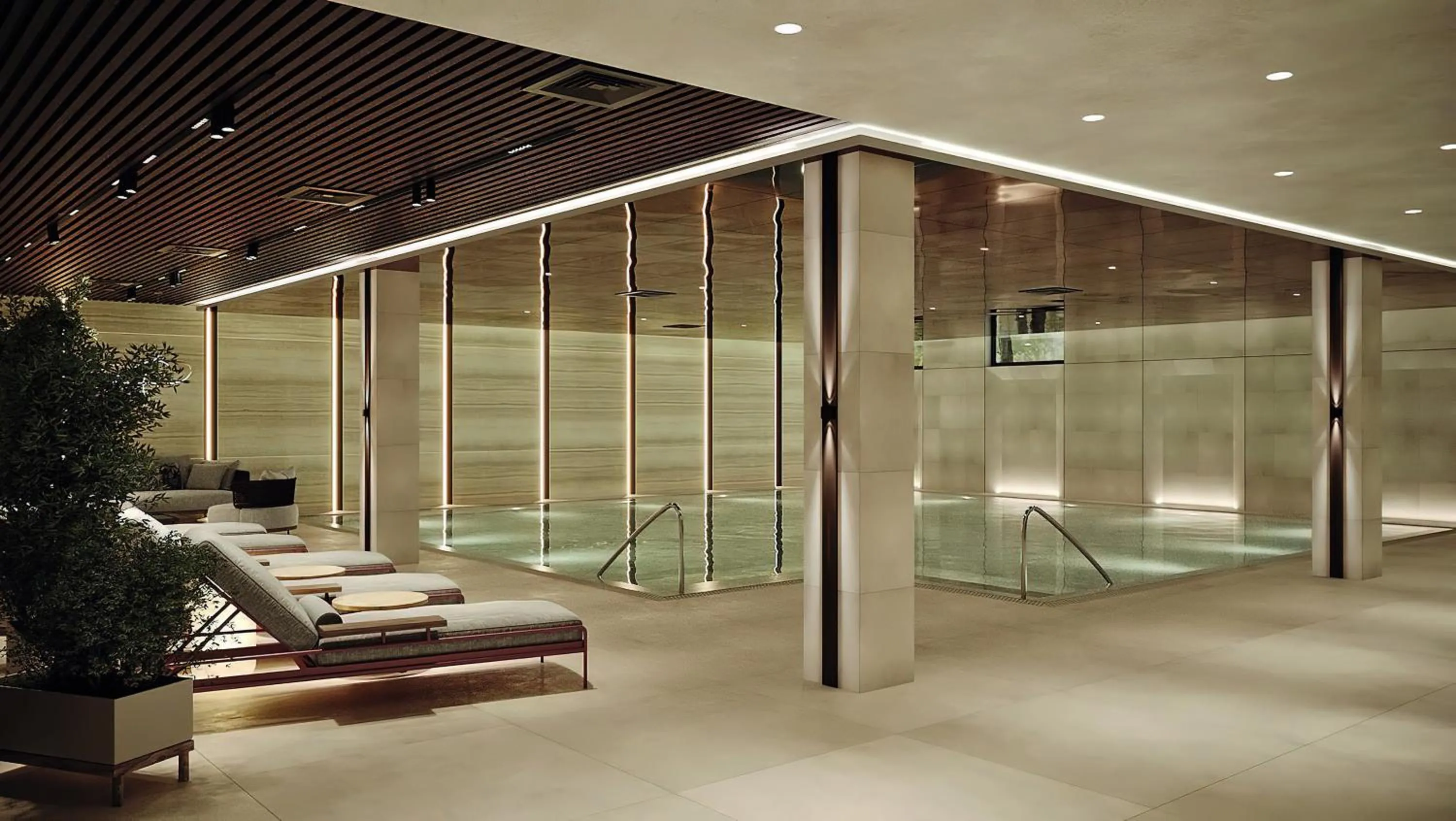 Swimming pool in Crowne Plaza Tashkent, an IHG Hotel