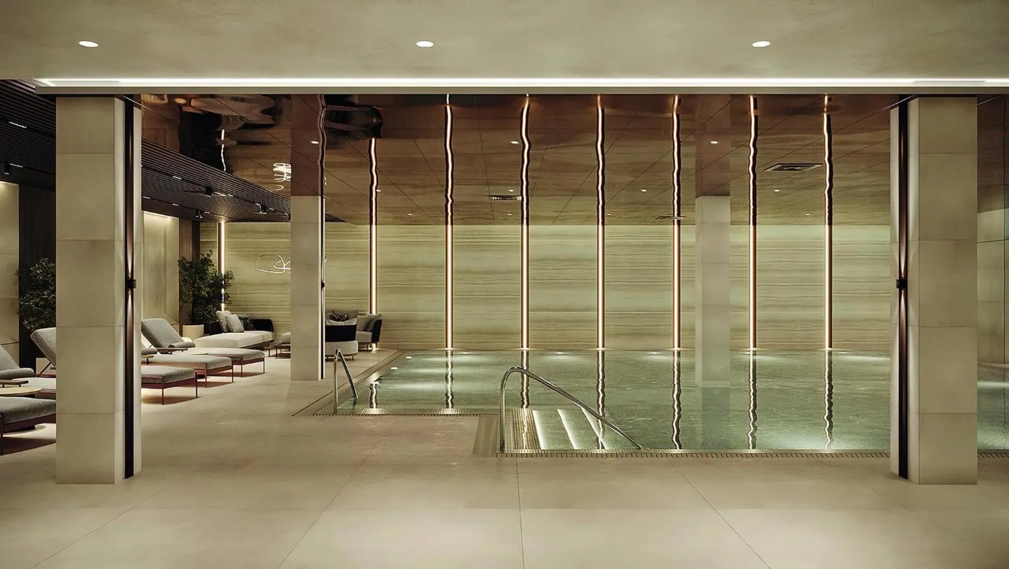 Swimming pool in Crowne Plaza Tashkent, an IHG Hotel