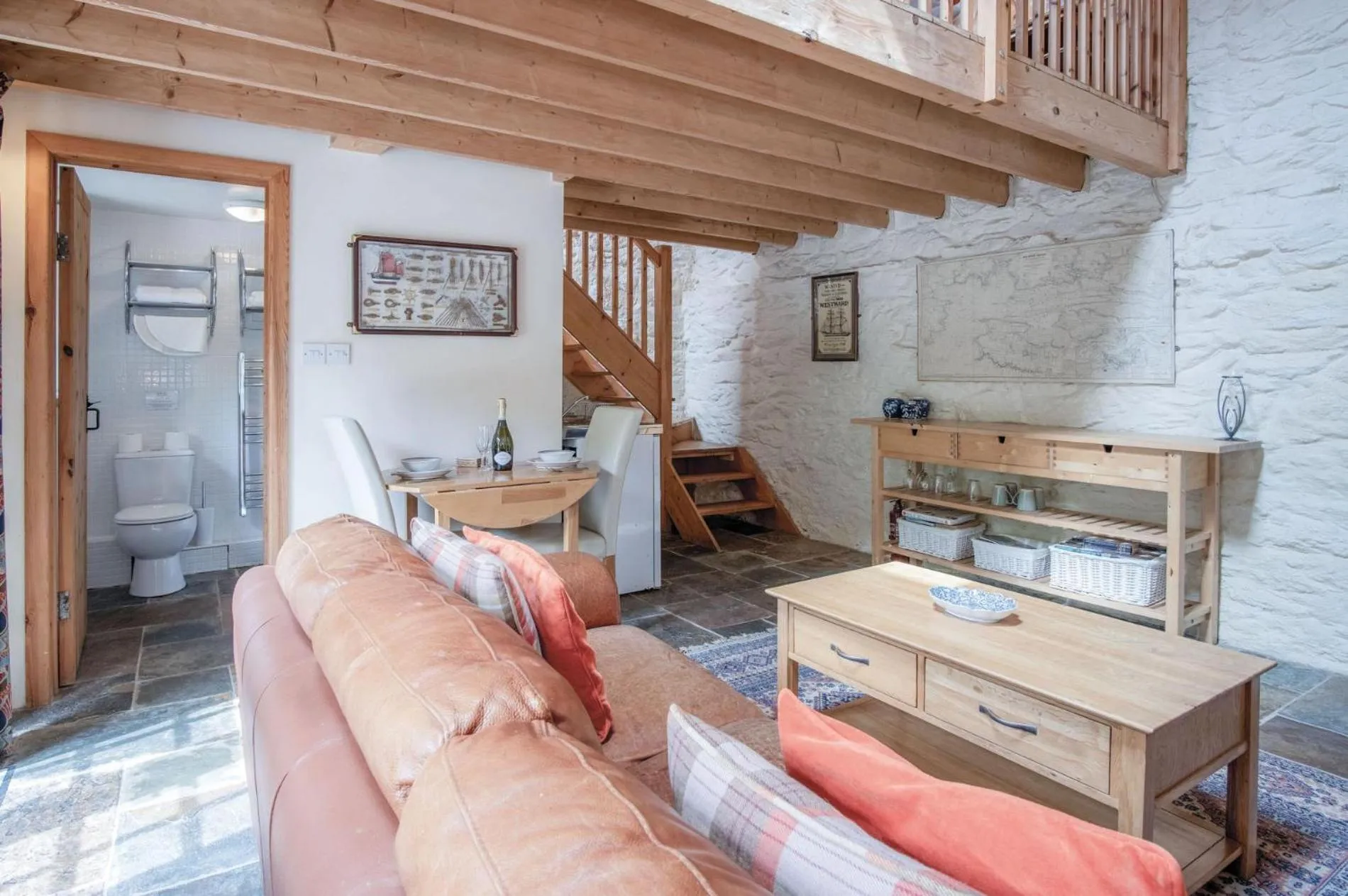 Floor plan in The Apple Store - 1 Bedroom Cottage - St Ishmaels