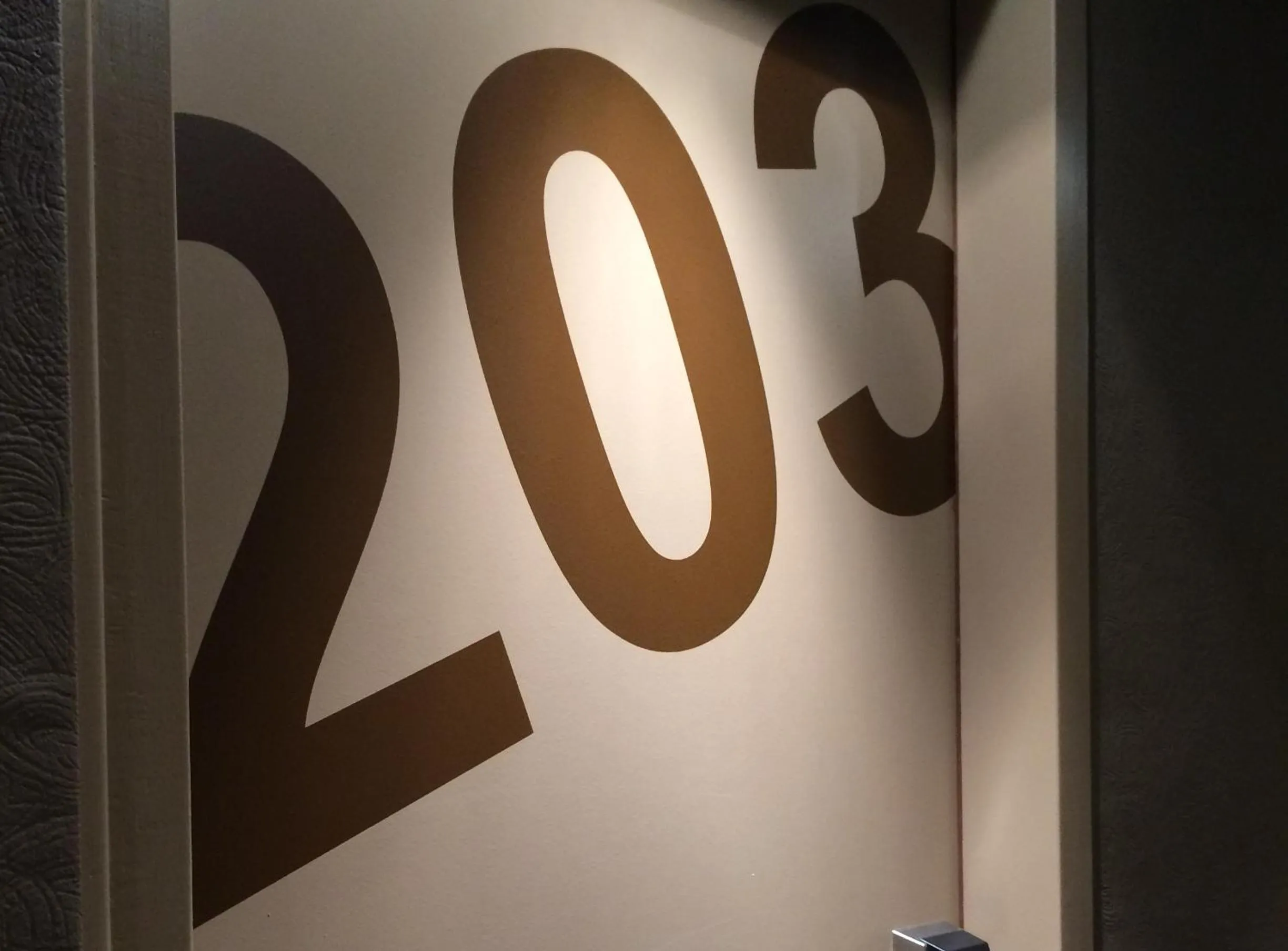 Decorative detail in Moka Hotel