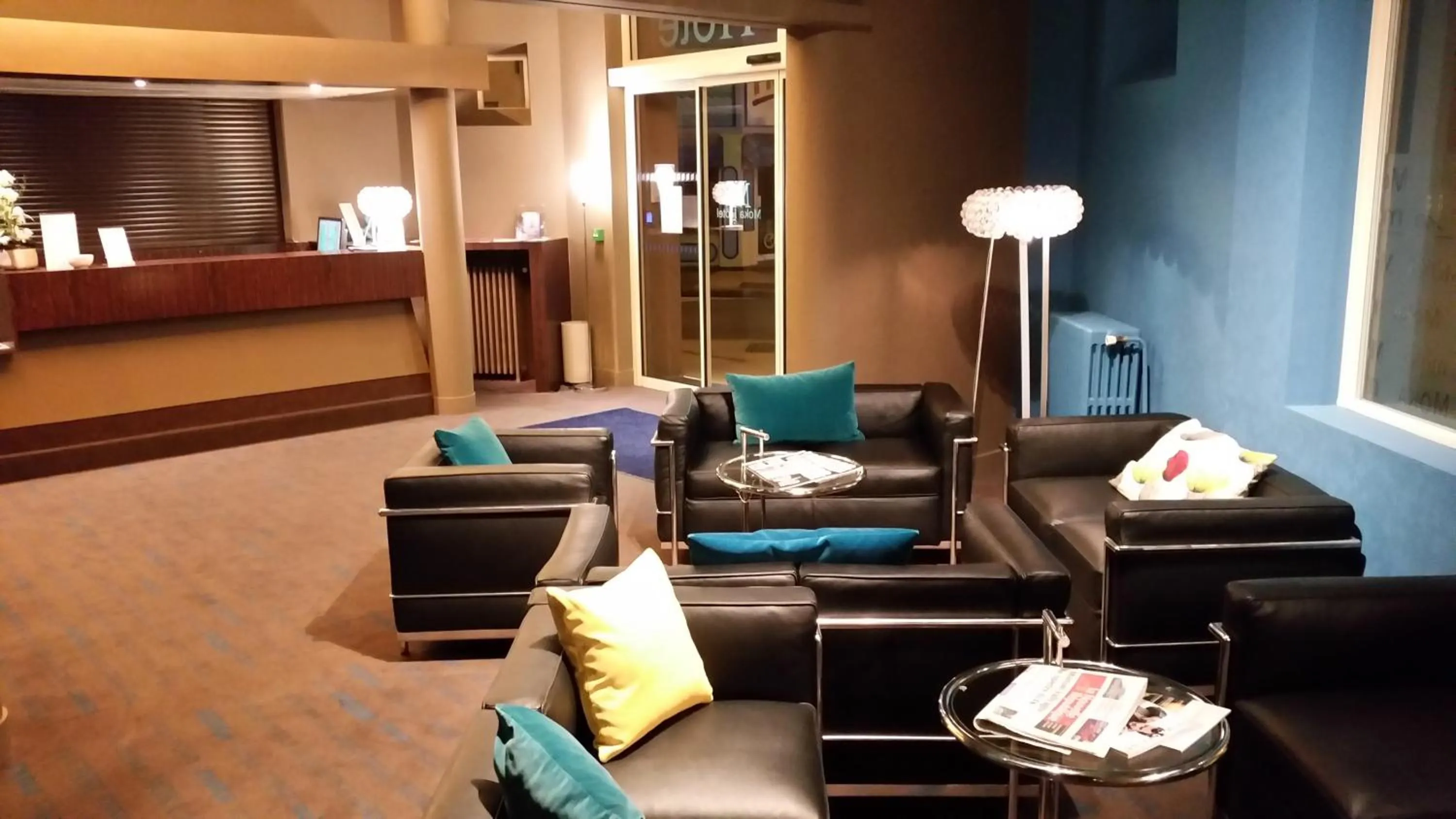 Lobby or reception in Moka Hotel