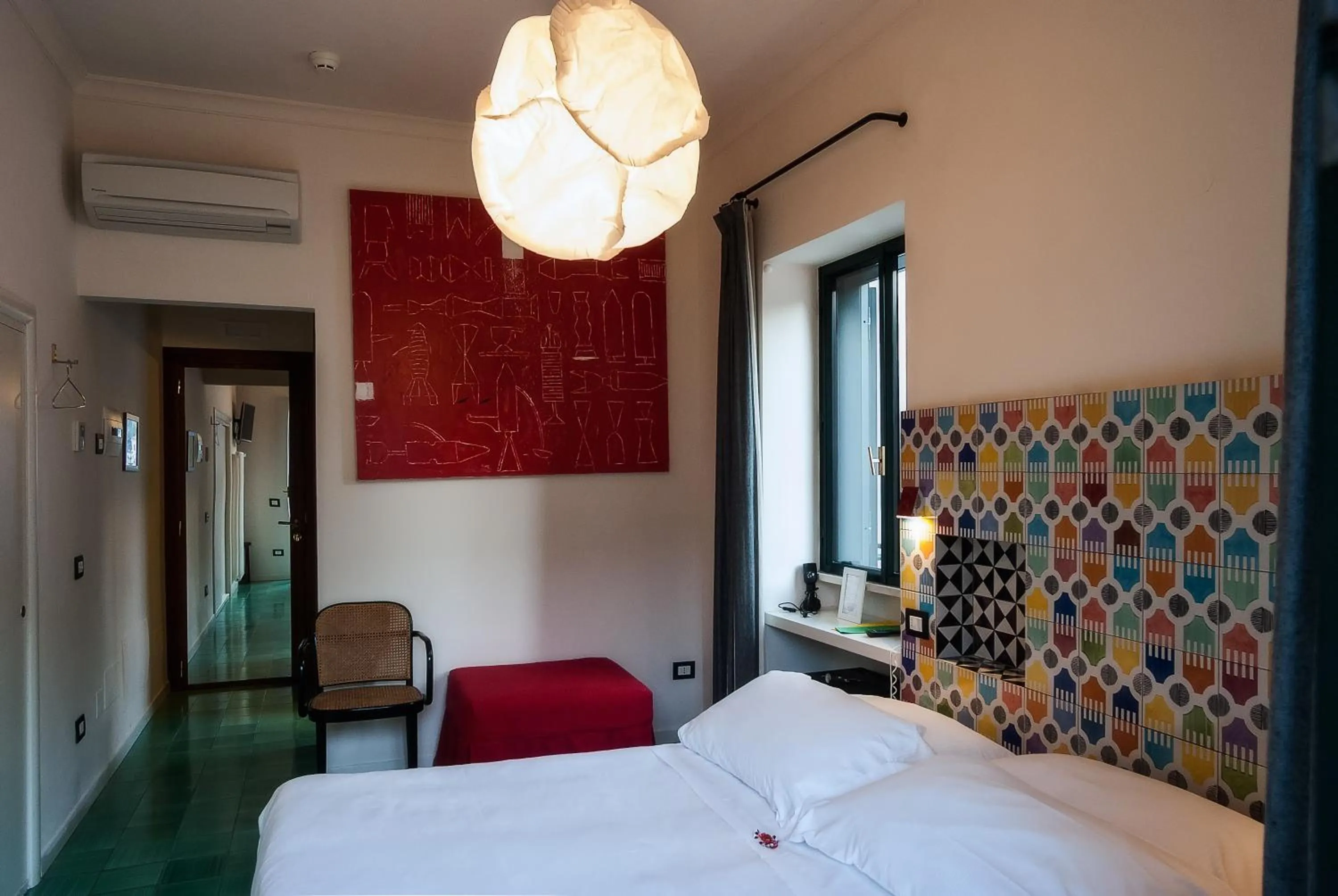 Photo of the whole room, Bed in La Moresca