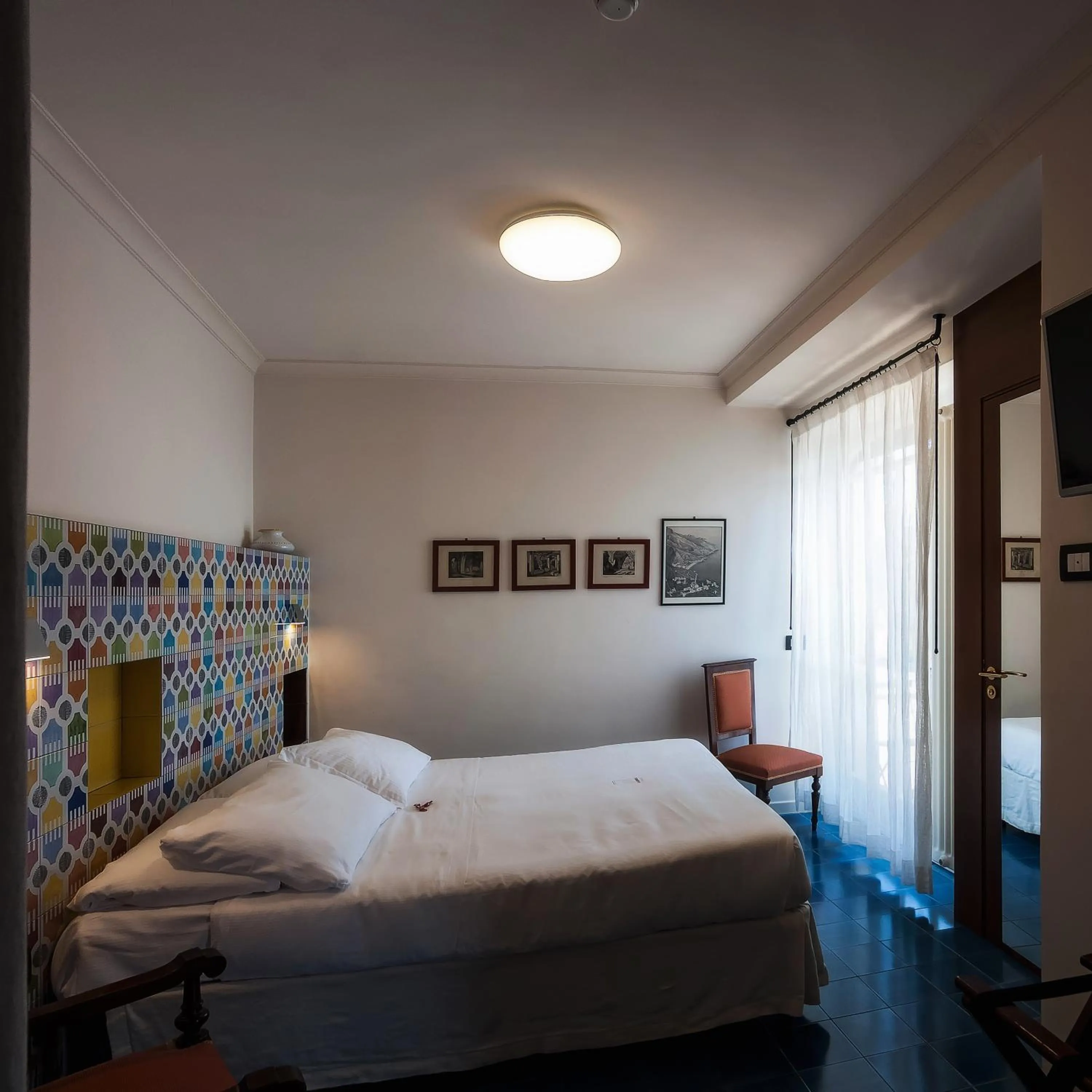 Photo of the whole room, Bed in La Moresca