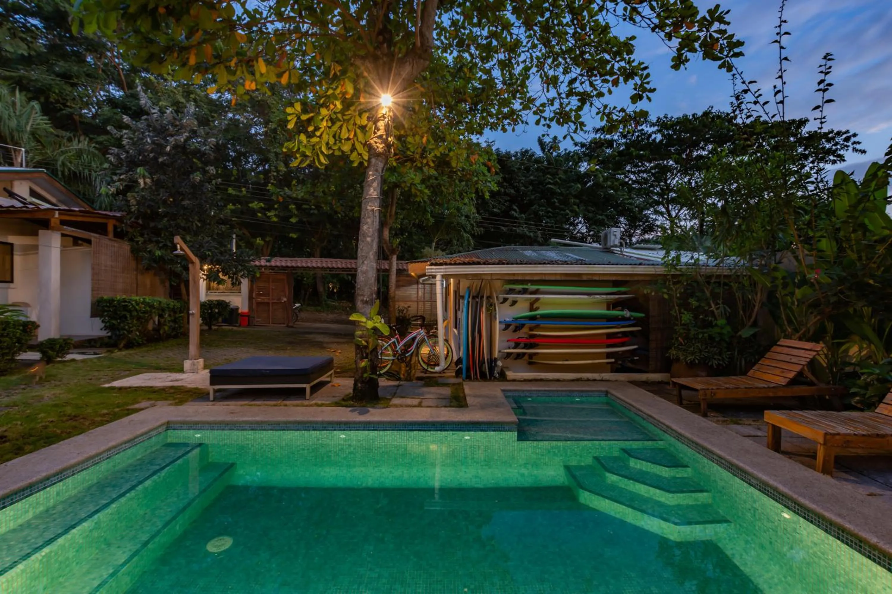 Swimming pool in Maoritsio Garden Studios