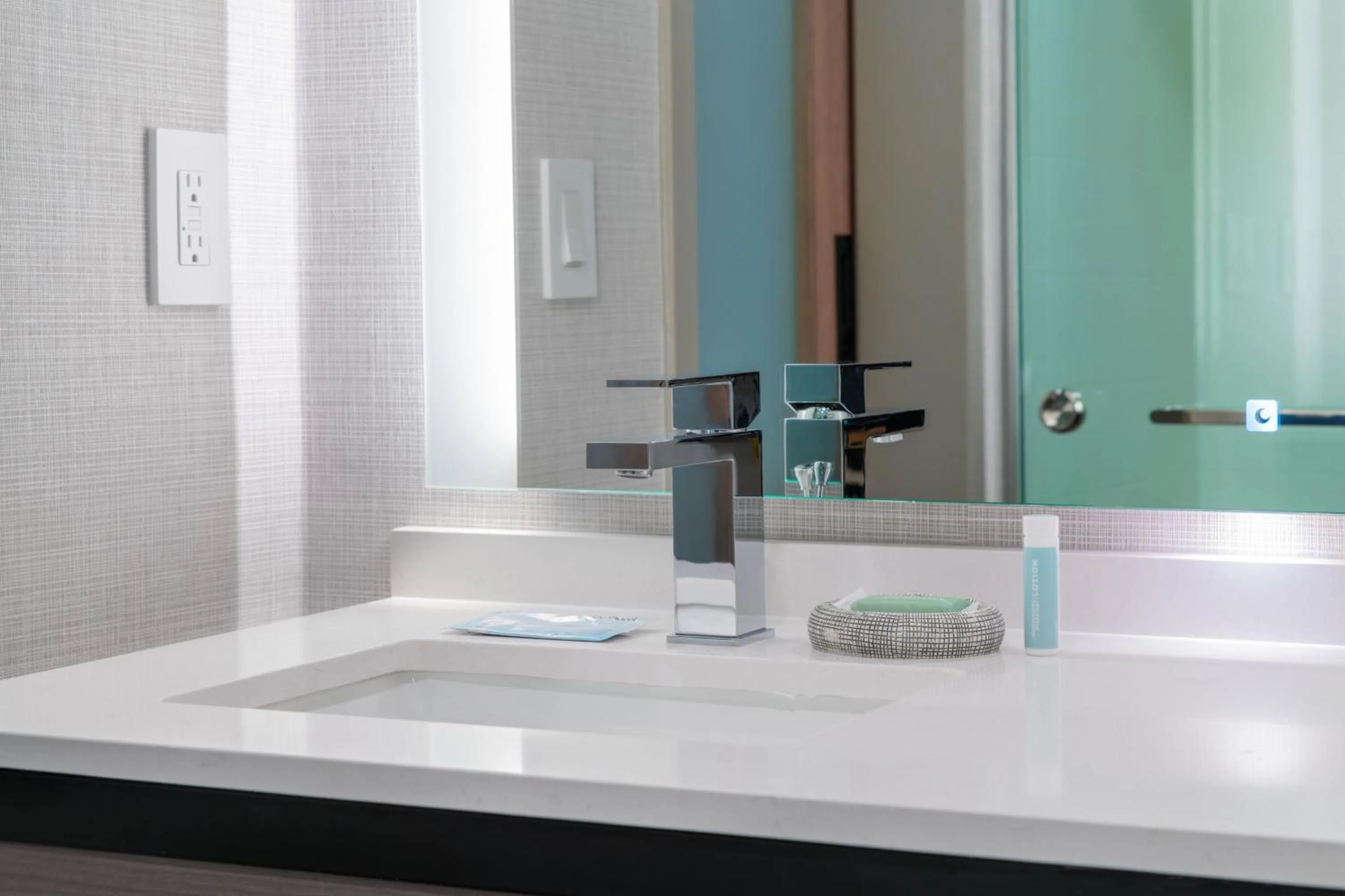 Bathroom in TownePlace Suites by Marriott Framingham