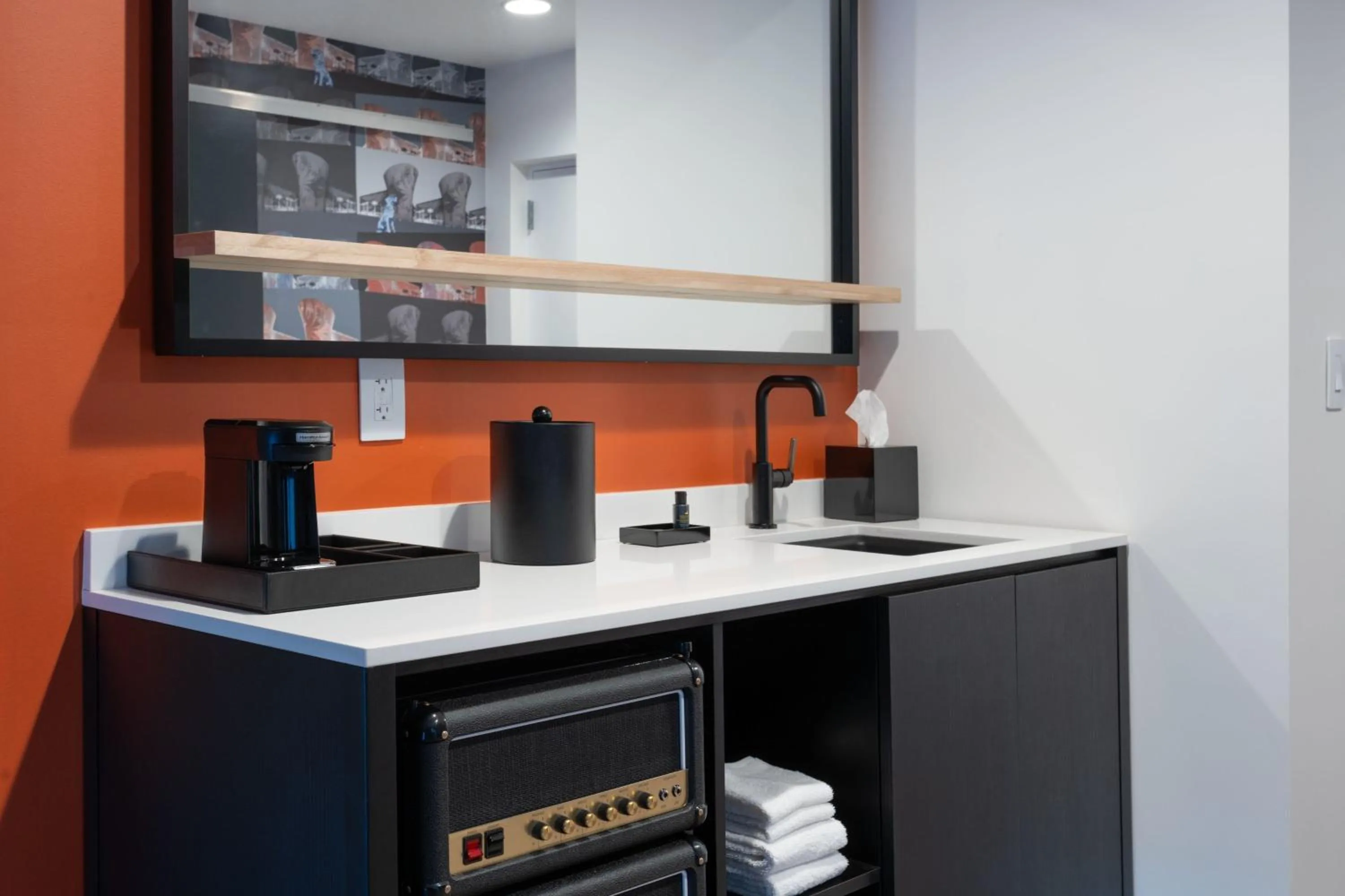 Bedroom in Aloft Orlando Lake Nona