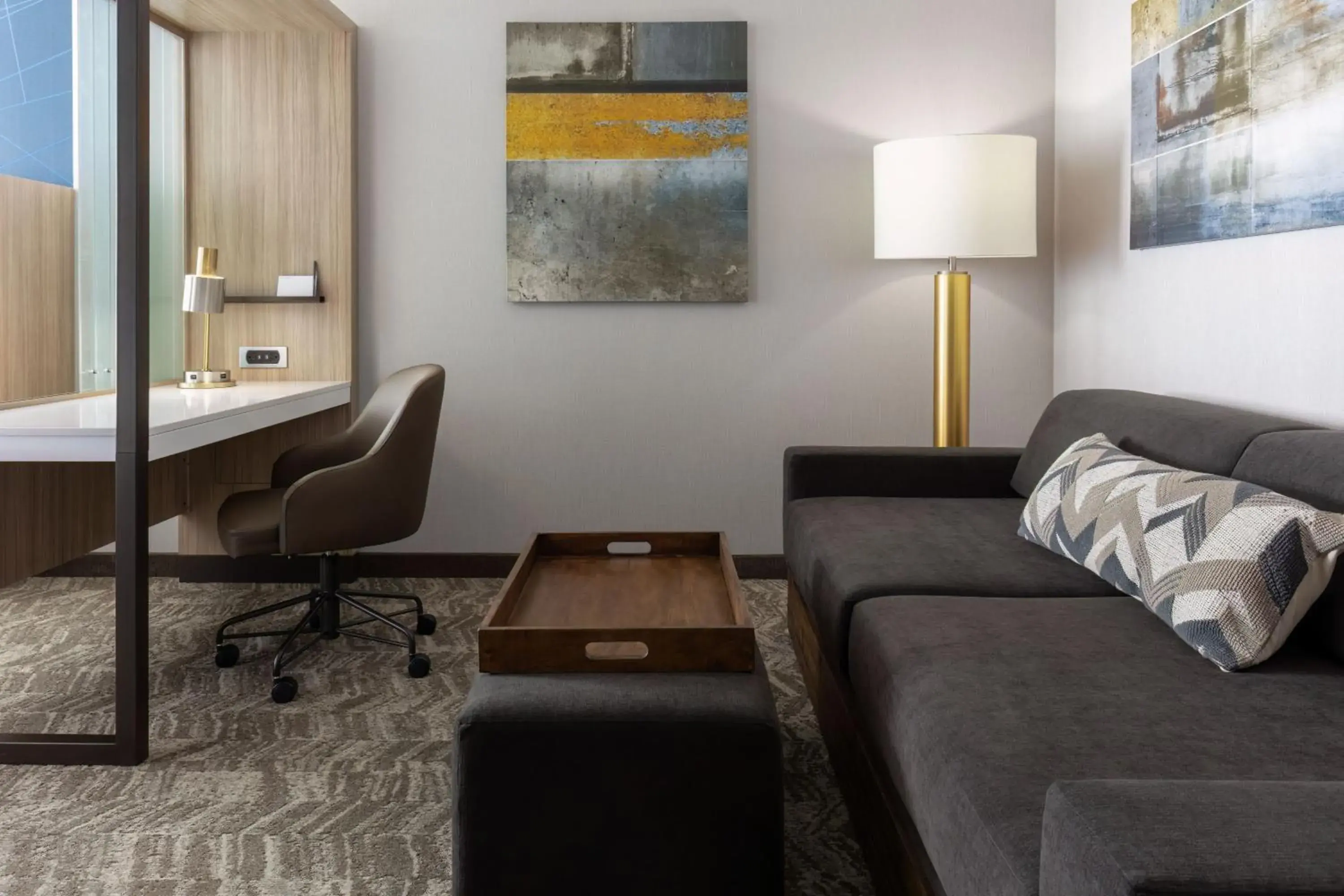 Extended Queen Suite with Trundle Bed in SpringHill Suites by Marriott Pleasanton Extended Queen Suite with Trundle Bed in SpringHill Suites by Marriott Pleasanton